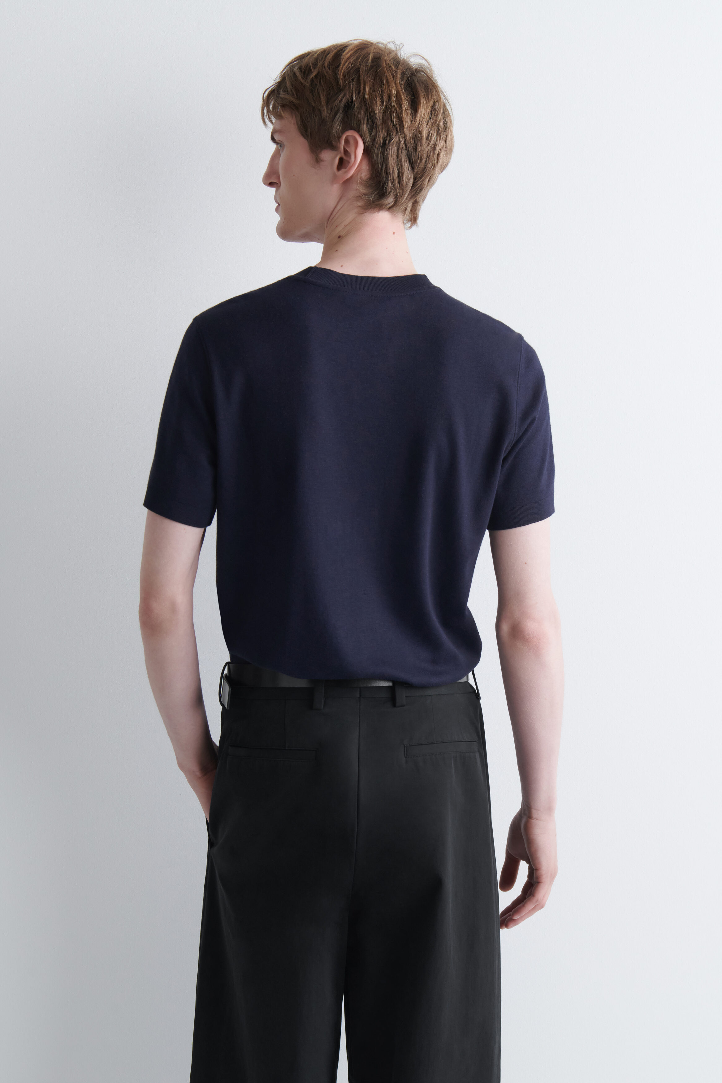 SLIM MODAL INTERLOCK-JERSEY T-SHIRT - thumbnail 10