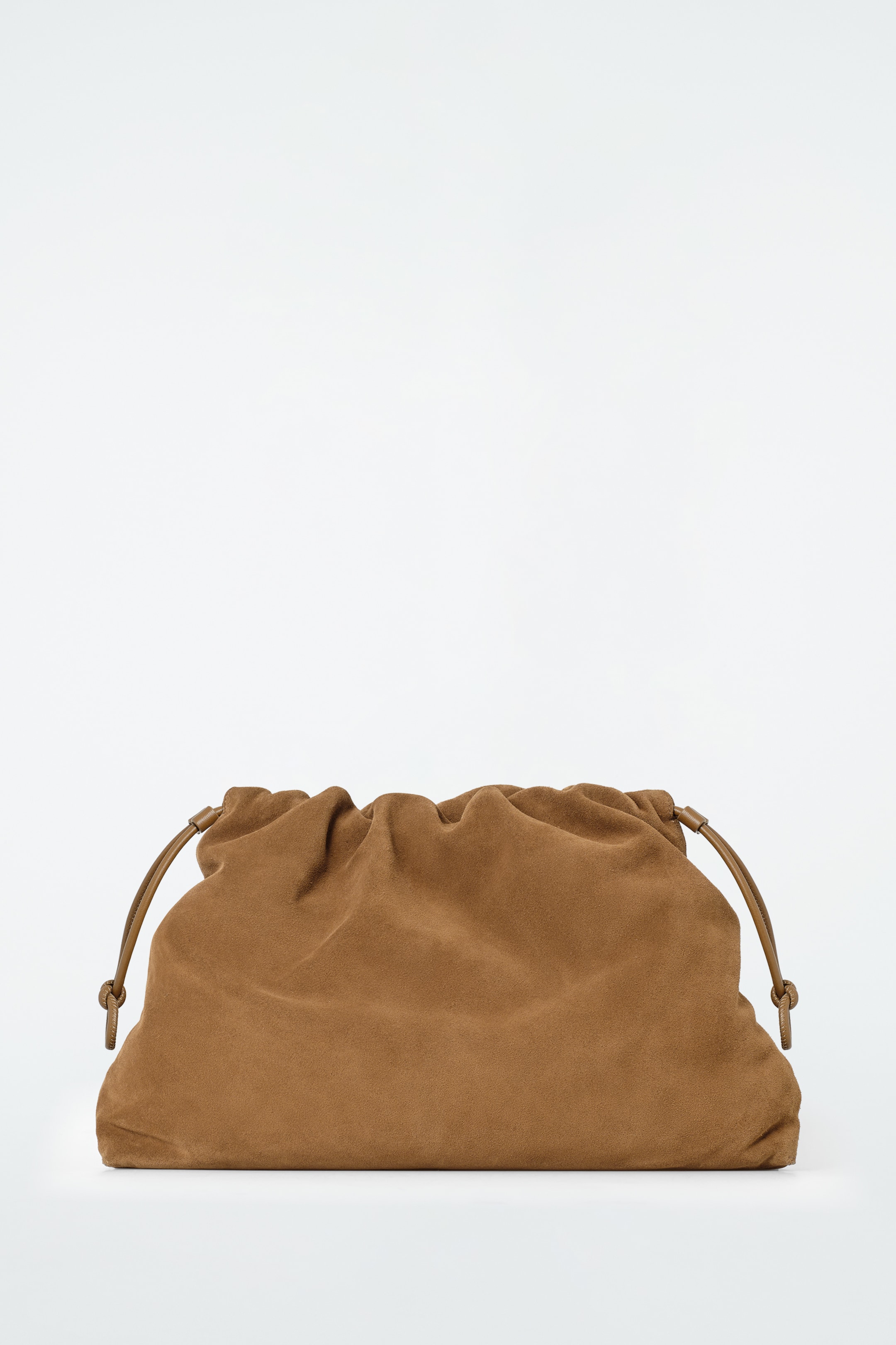 Grösseres Bild ansehen: CAVATELLI CLUTCH – VELOURSLEDER - BRAUN - DAMEN | H&M CH 4
