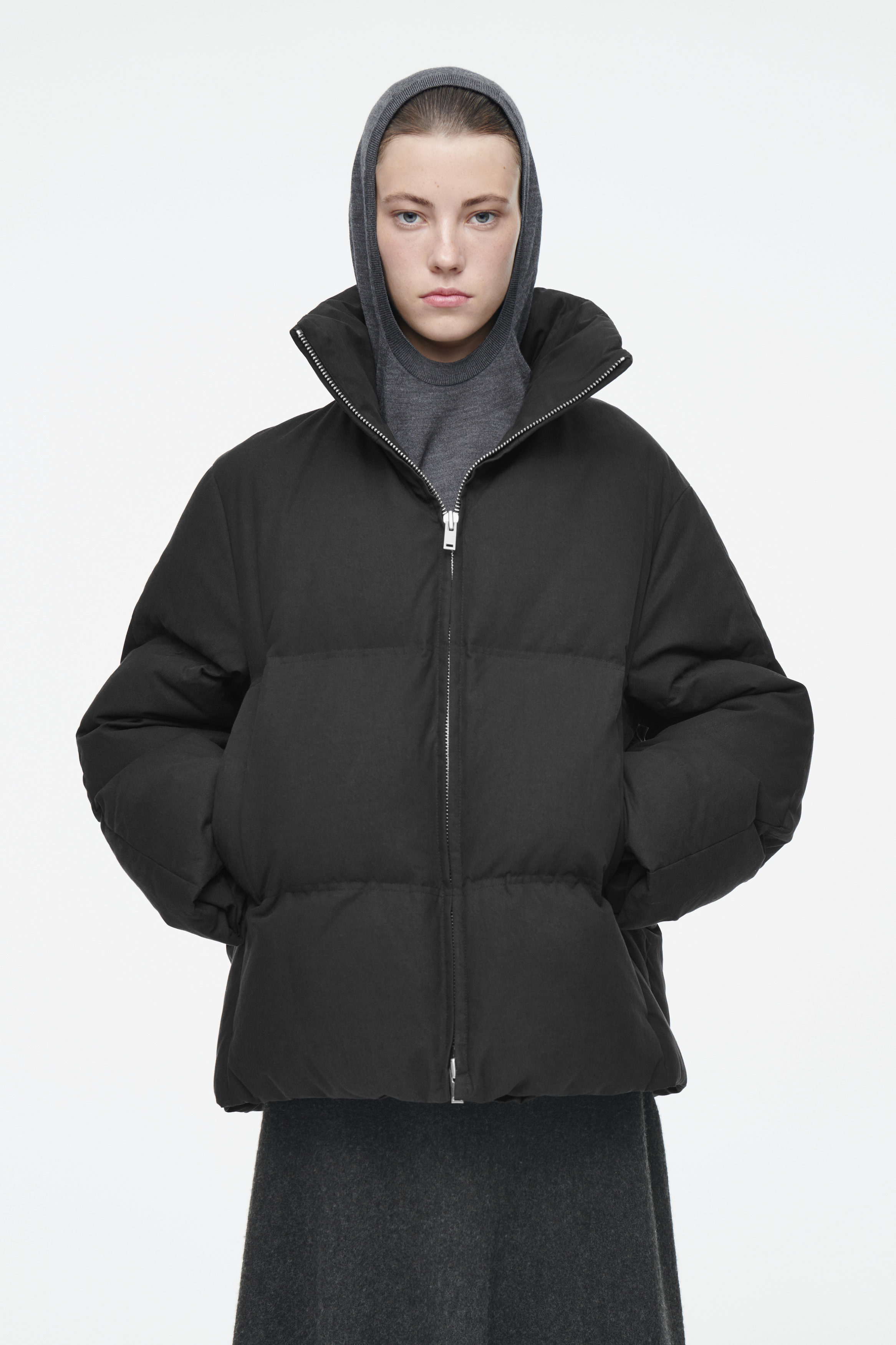 アウターその他 Fallett Oversized duck down puffer black FA2404DP01BK OVERSIZED DUCK DOWN PUFFER BLACK - FALLETT | 60% - Asian