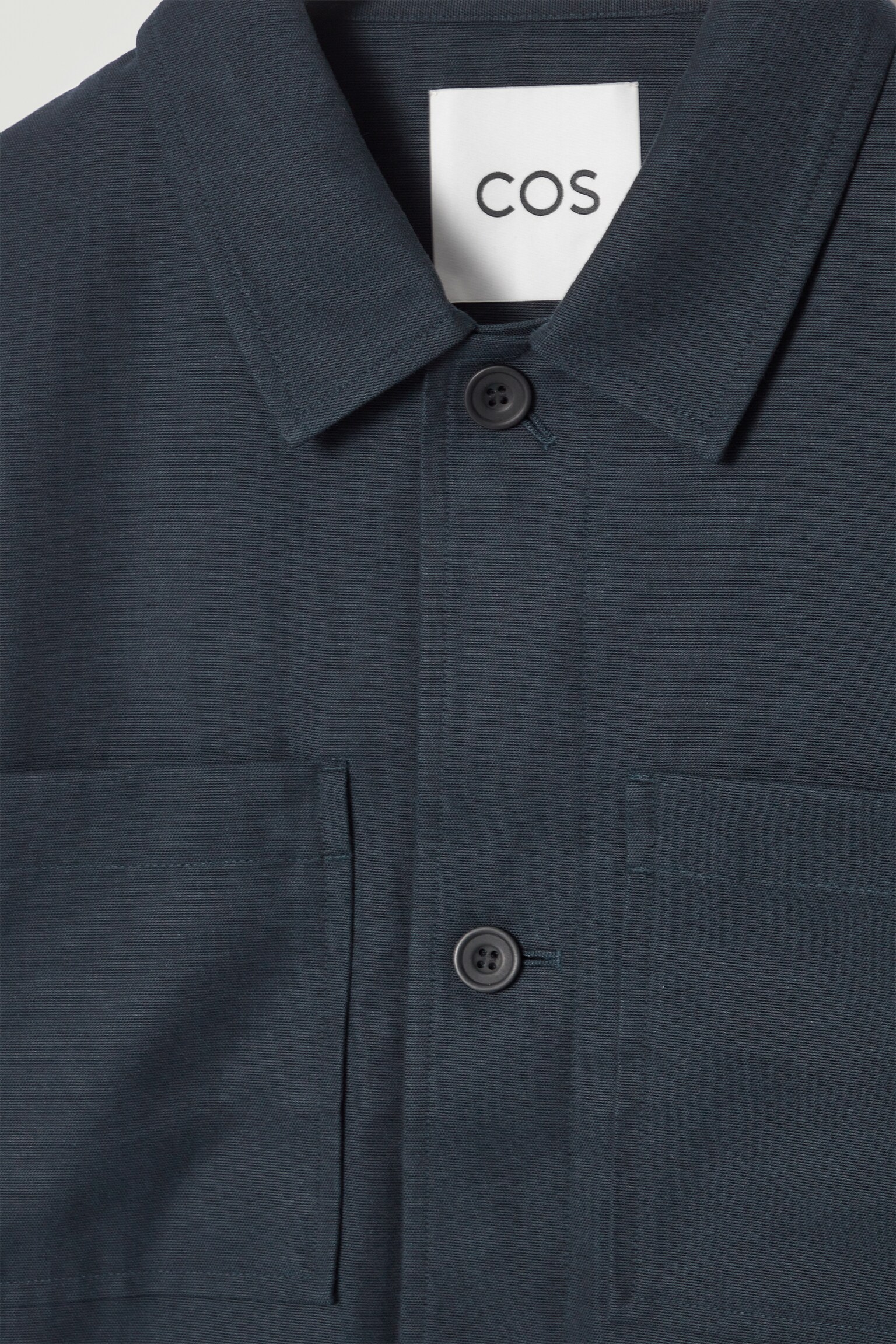 RELAXED UTILITY OVERSHIRT - NAVY - 2