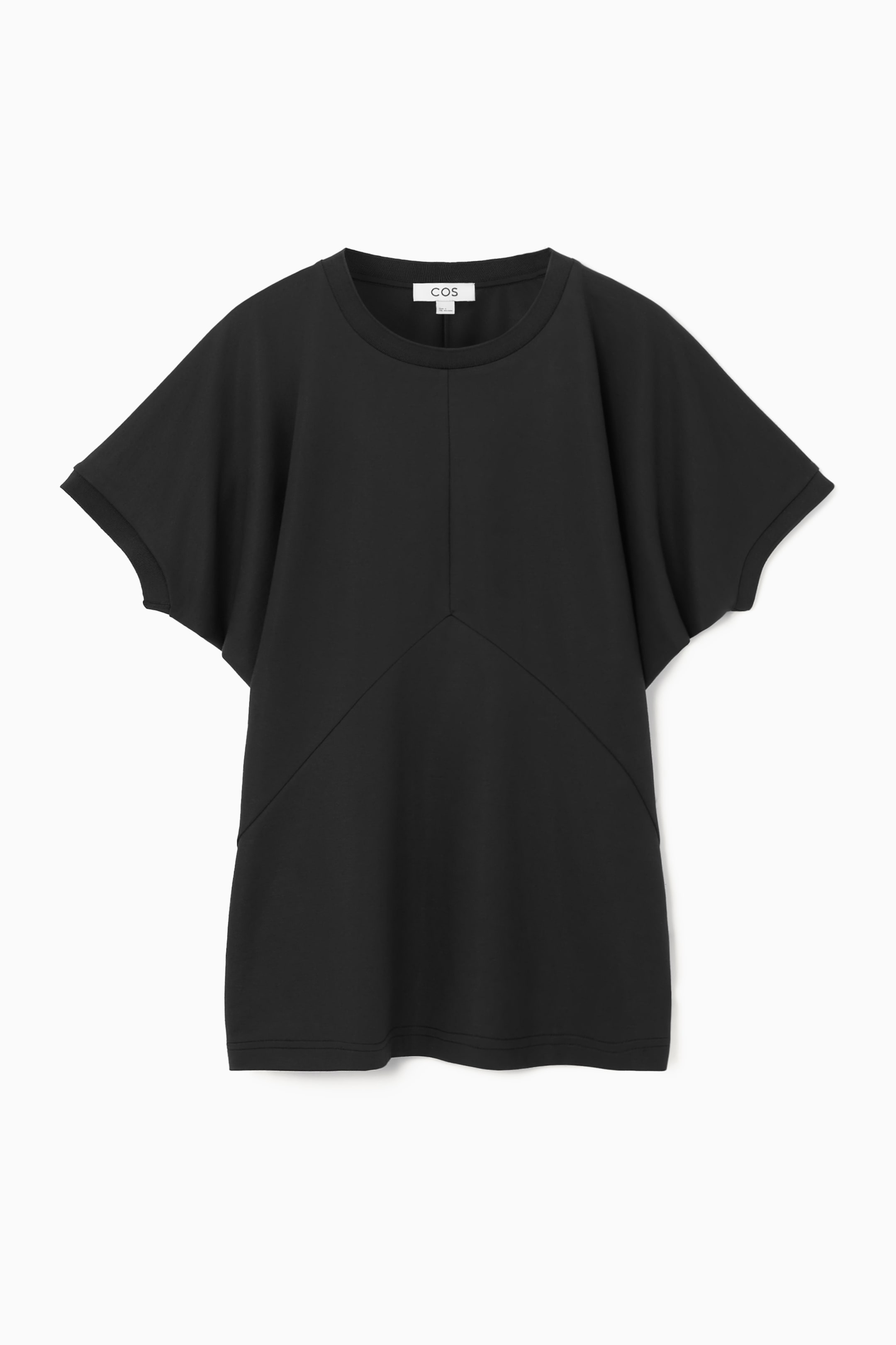 Grösseres Bild ansehen: T-SHIRT MIT FLEDERMAUSÄRMELN UND EINSÄTZEN - NAVYBLAU - DAMEN | H&M CH 1