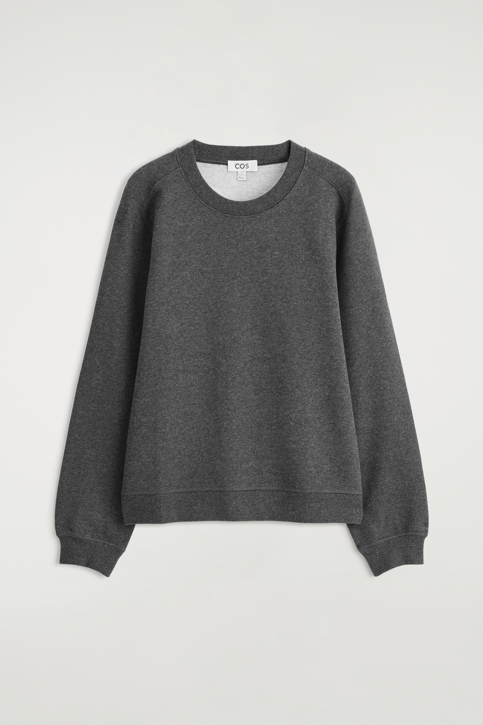 COTTON SWEATSHIRT - DARK-GREY MÉLANGE - 2