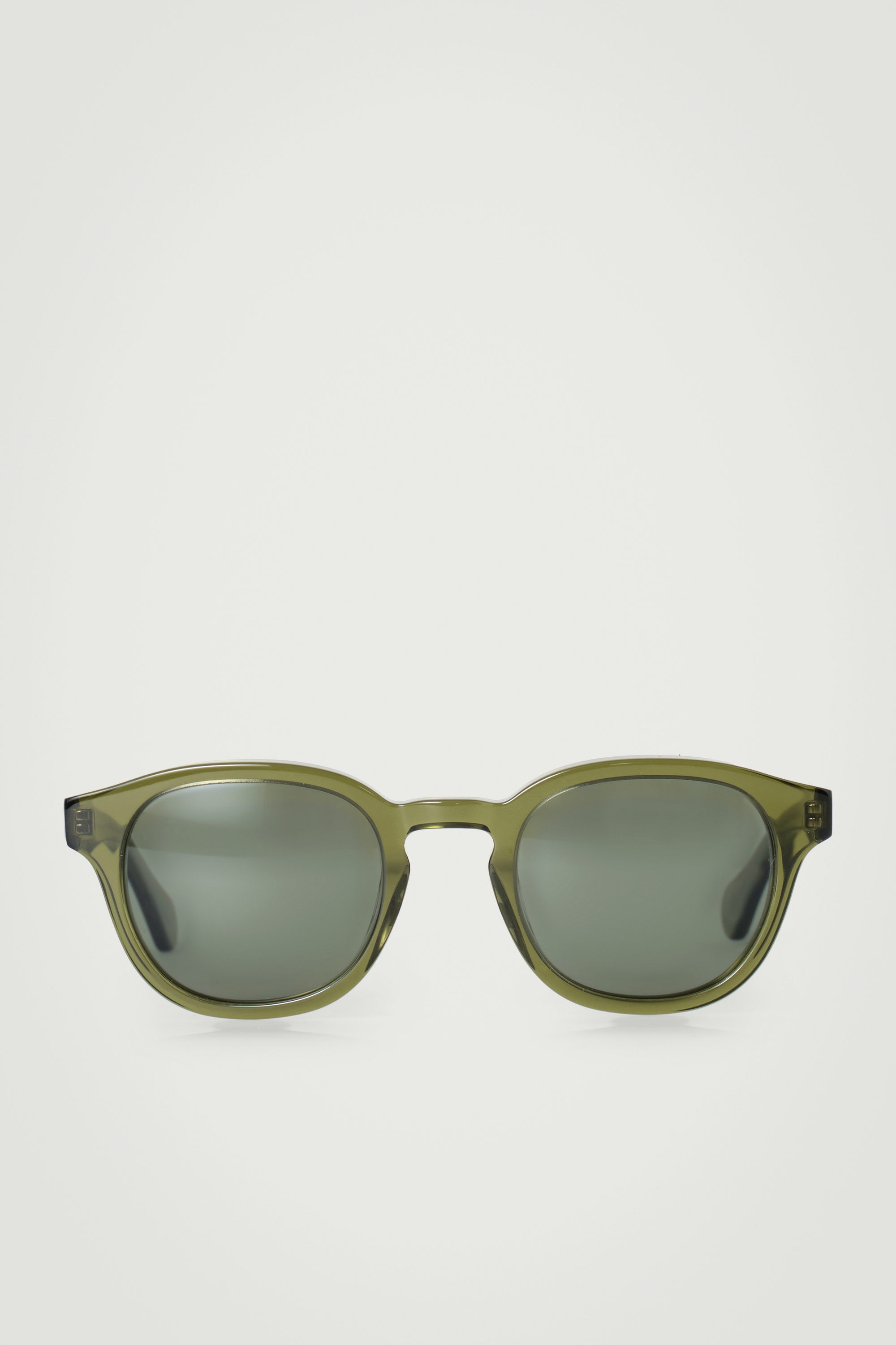 【COSYHARU】Raiden Round Linen Knit Olive COSYHARU】1+1 Raiden Round Linen Knit