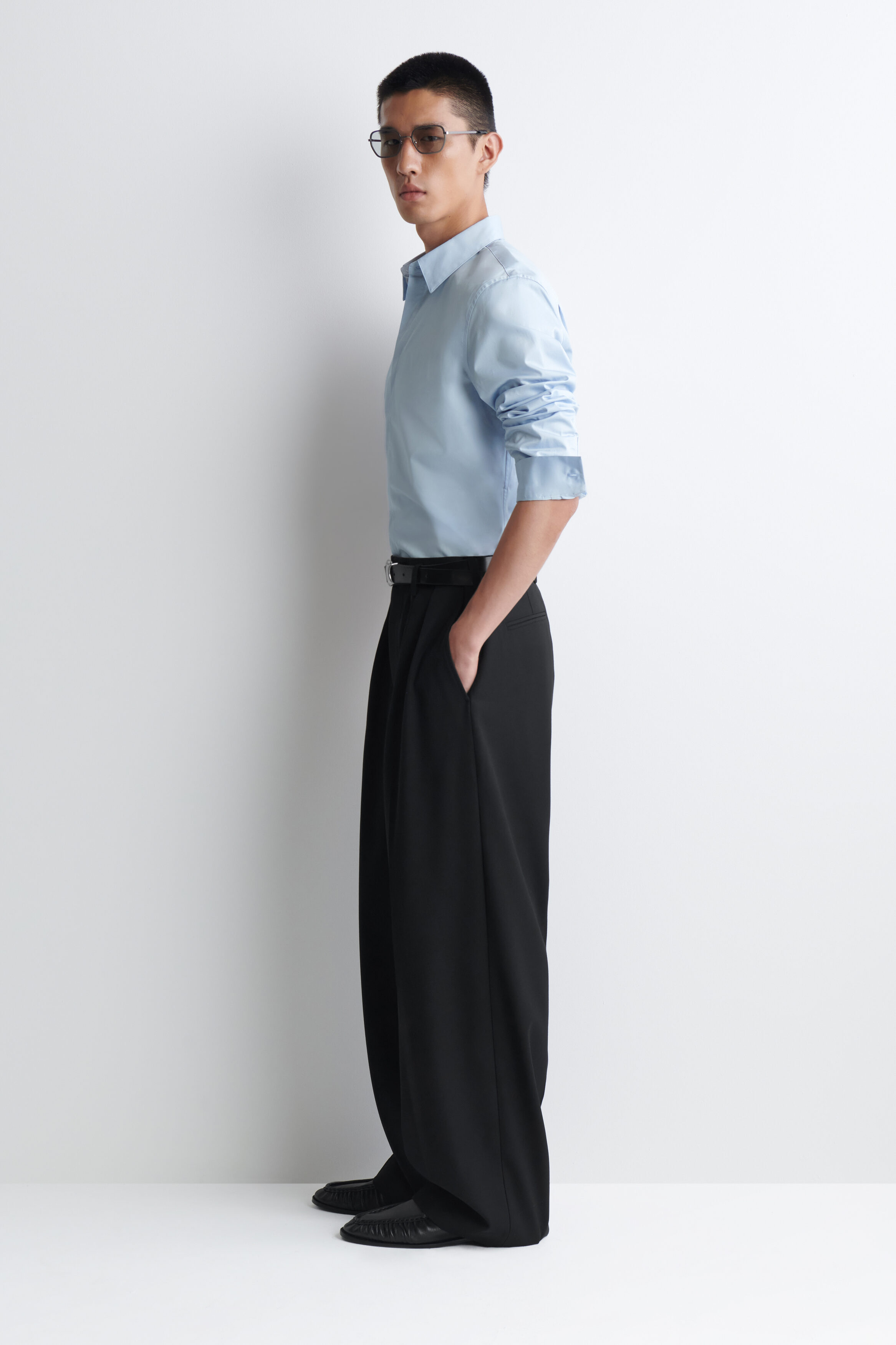 SLIM COTTON SHIRT - thumbnail 10