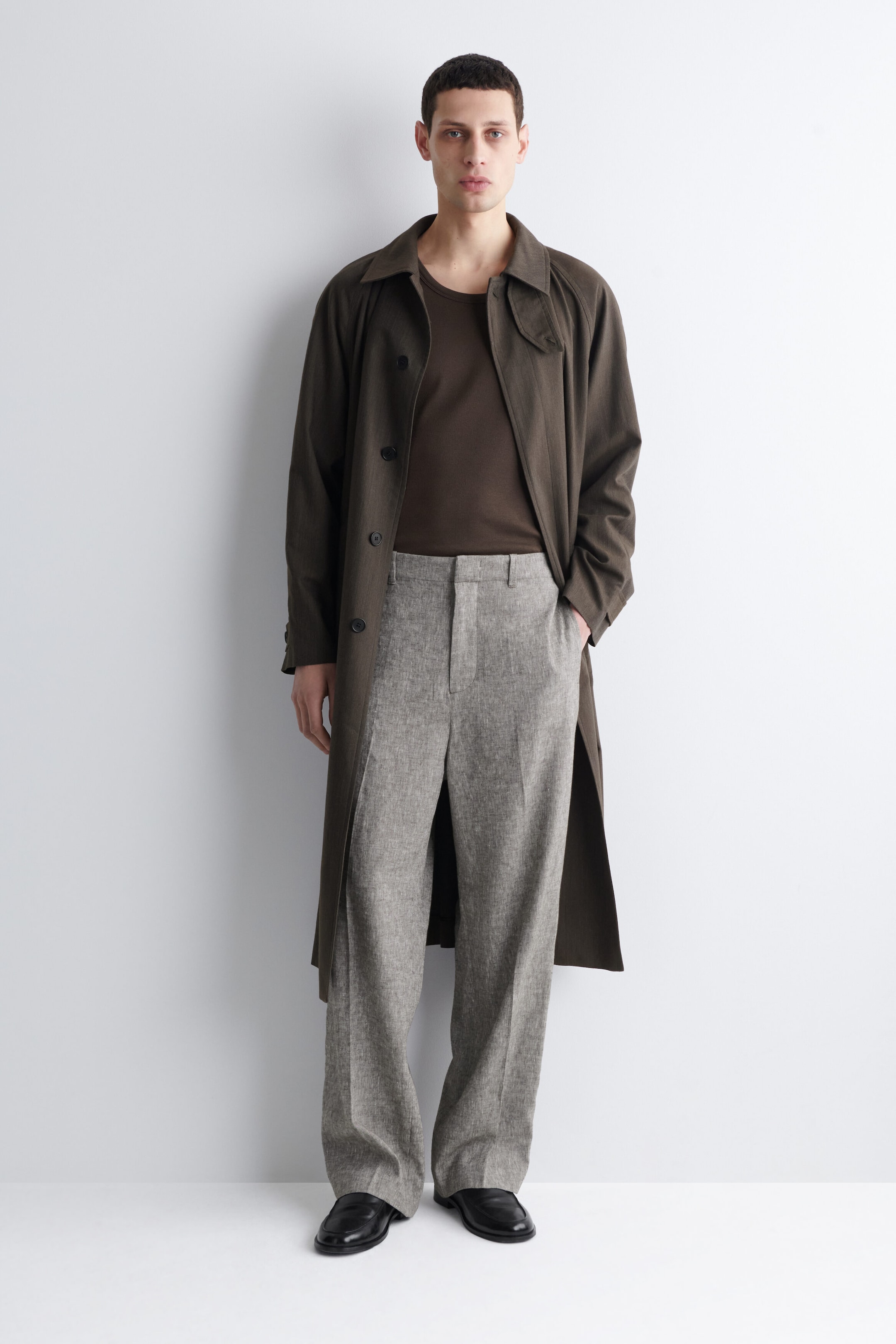 SLIM RIBBED COTTON TANK TOP