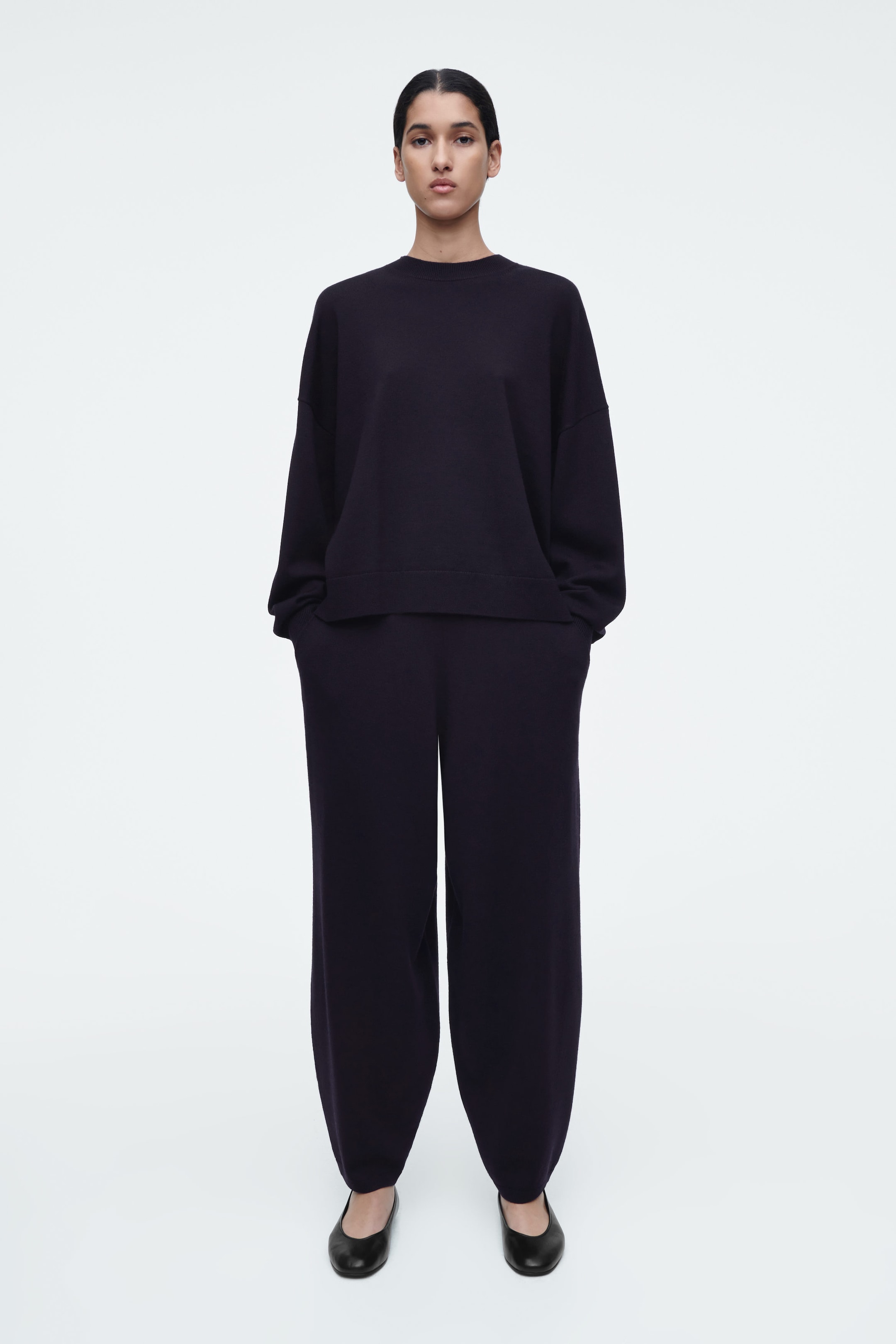 MERINO WOOL CREW-NECK JUMPER