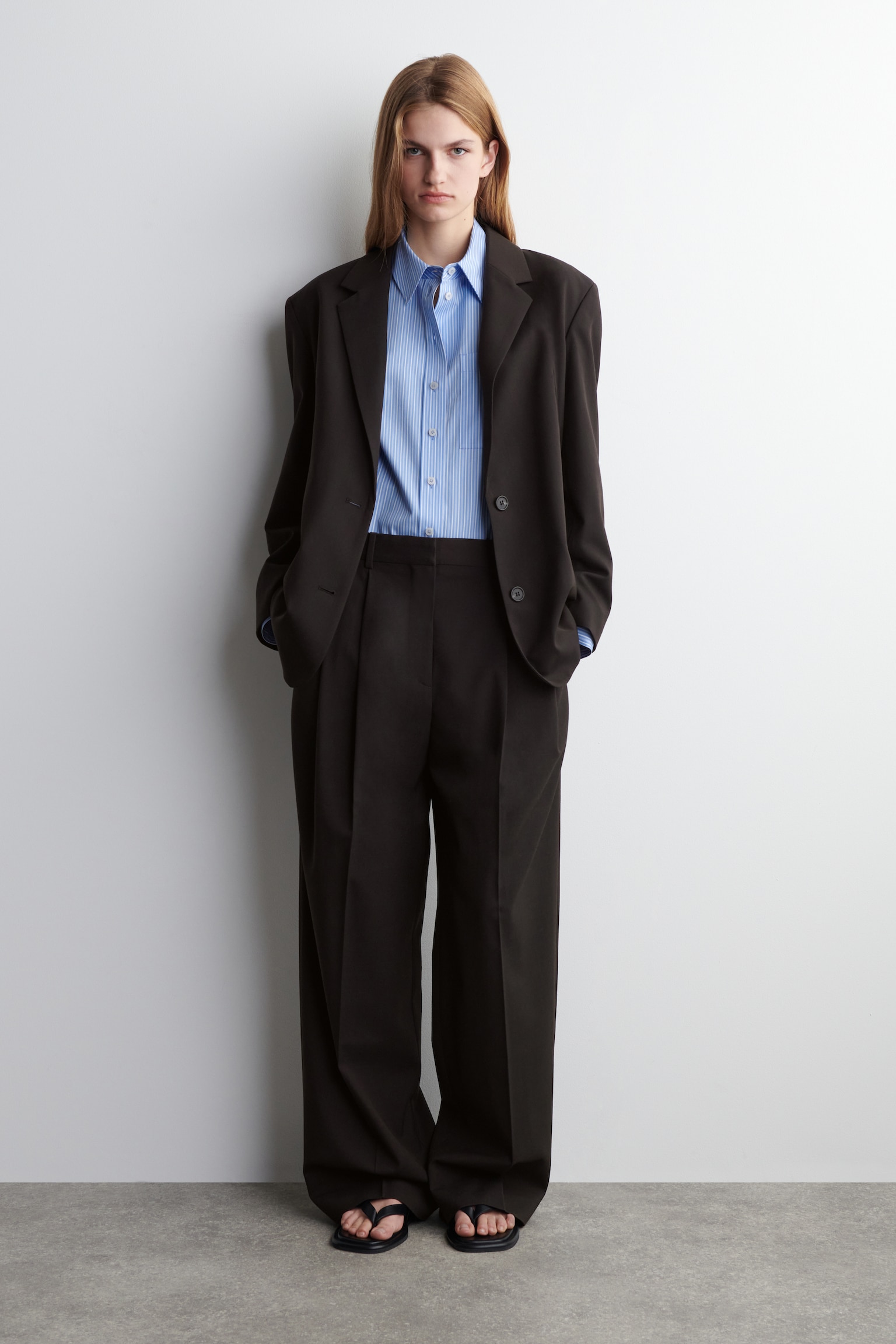 CAMICIA SARTORIALE IN COTONE PIMA - BLU / RIGHE/BIANCO/AVORIO / GESSATO/ROSA/LILLA - 3