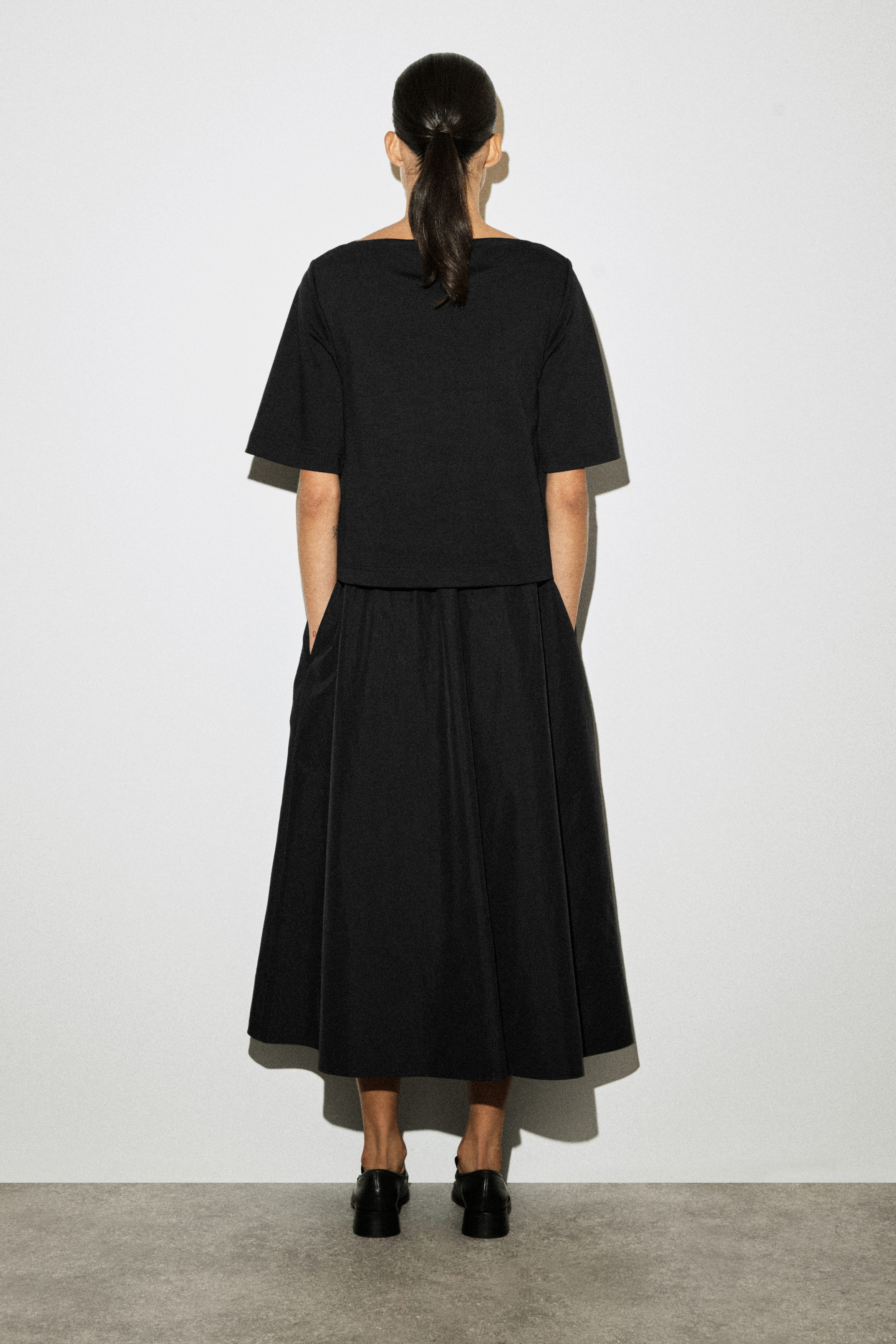 fit & flare lightweight smocked midi dress Alyxa Smocked Midi Dress – FrancosBoutique