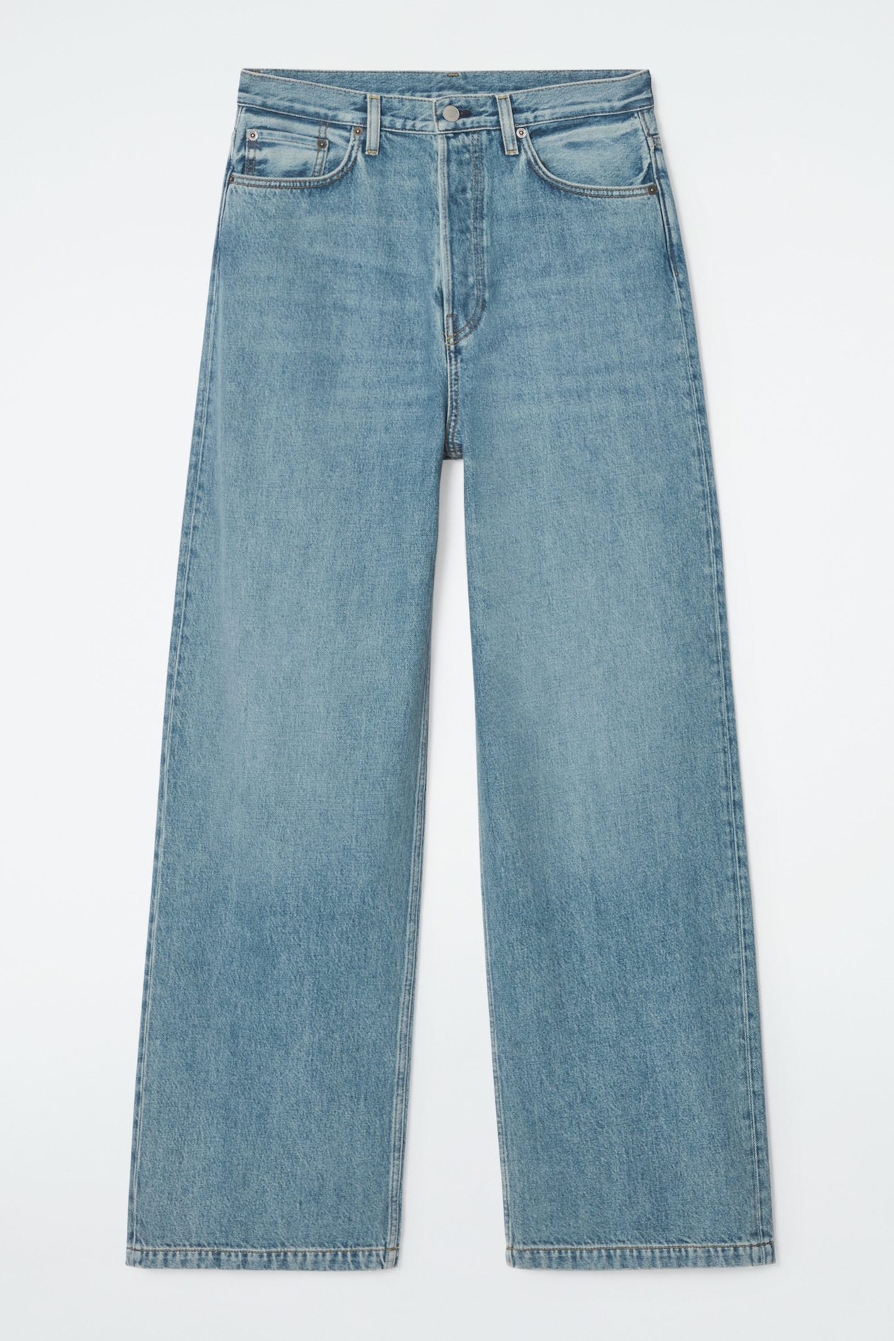 VOLUME WIDE-LEG JEANS - DUSTY BLUE | COS GB