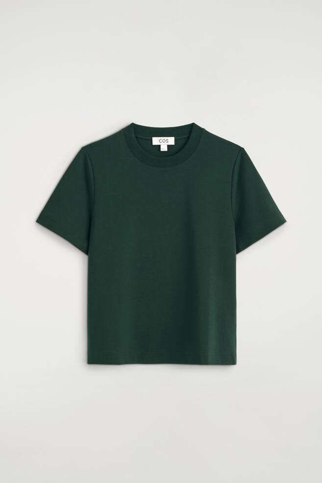 KLASYCZNY T-SHIRT - CIEMNOZIELONY/KOBALTOWY/BIAŁY/RÓŻOWY/GRANATOWY/ CZERWONY/ PASKI/CIEMNOSZARY MELANŻ/CZARNY/CZARNY/BIAŁY/CZERWONY/PASKI/KOŚĆ SŁONIOWA/ ŻÓŁTY/ PASKI/ŻÓŁTY - 1