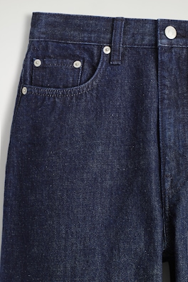 BAY BARREL-LEG JEANS — DARK BLUE 5