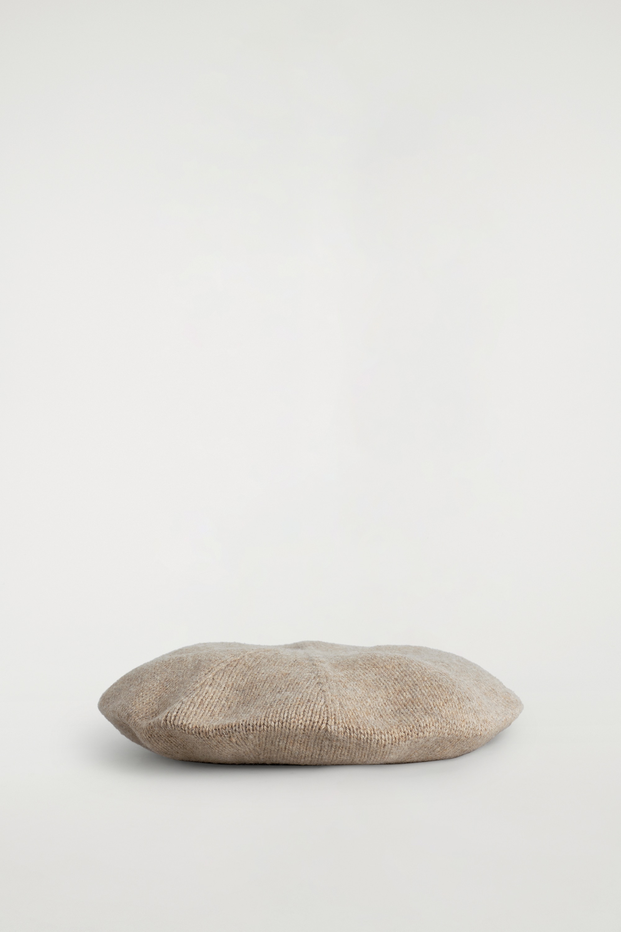 Beret i ull- og yak-blanding - BEIGE/Mørkebrun