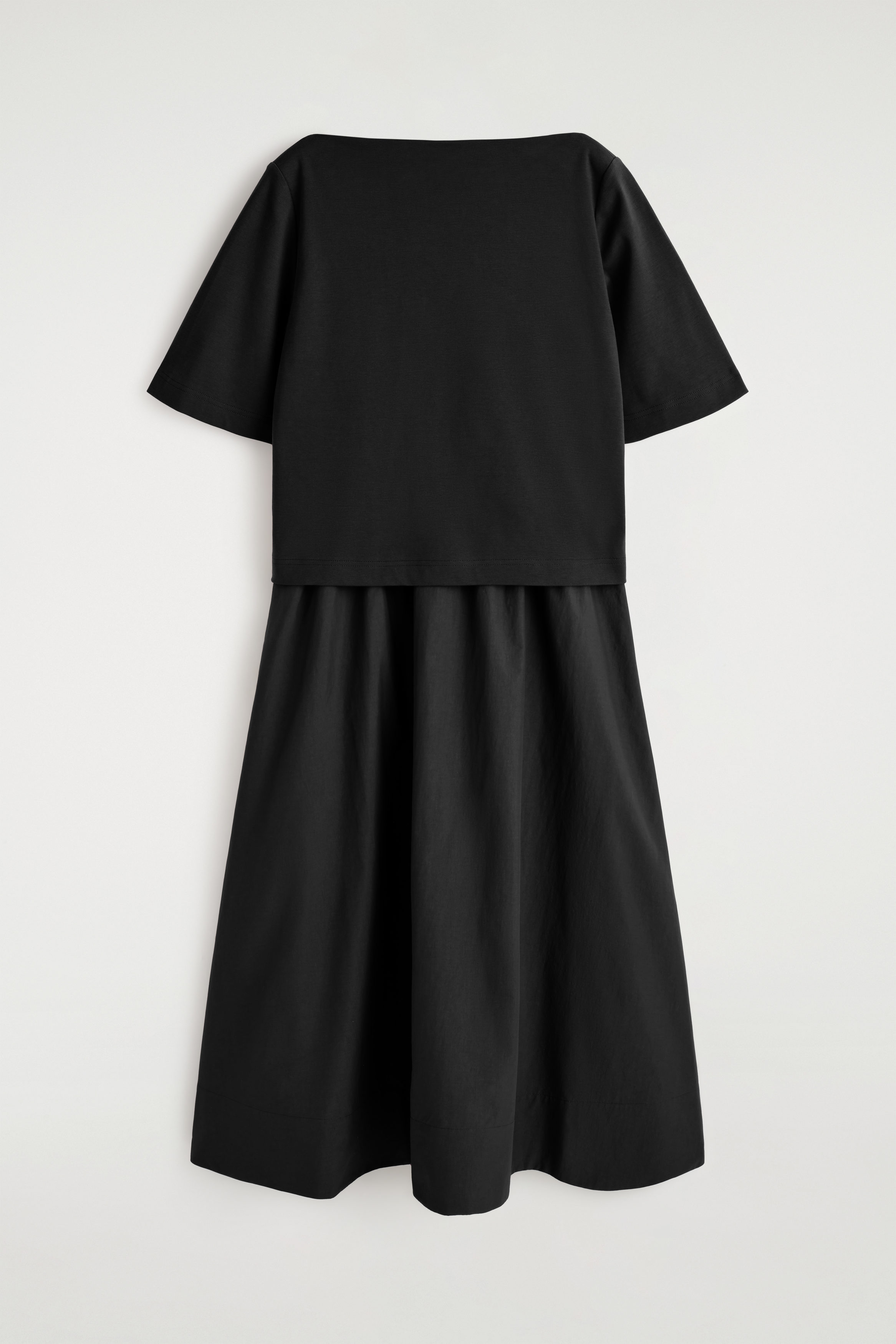 cos contrast panel midi dress COS' Throw-On Dress Is the Chicest I've Seen, Hands Down