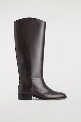 LEATHER RIDING BOOTS — MAHOGANY 3