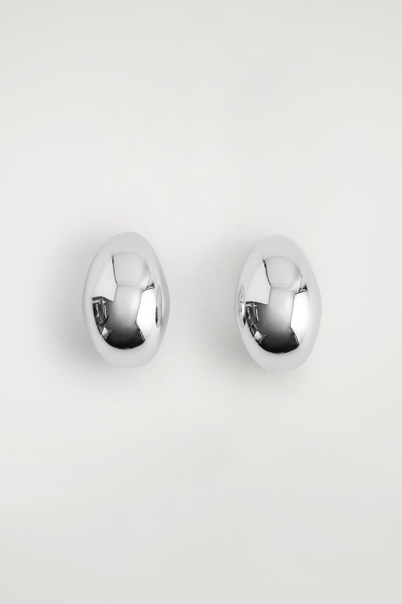 Curved Domed Earrings