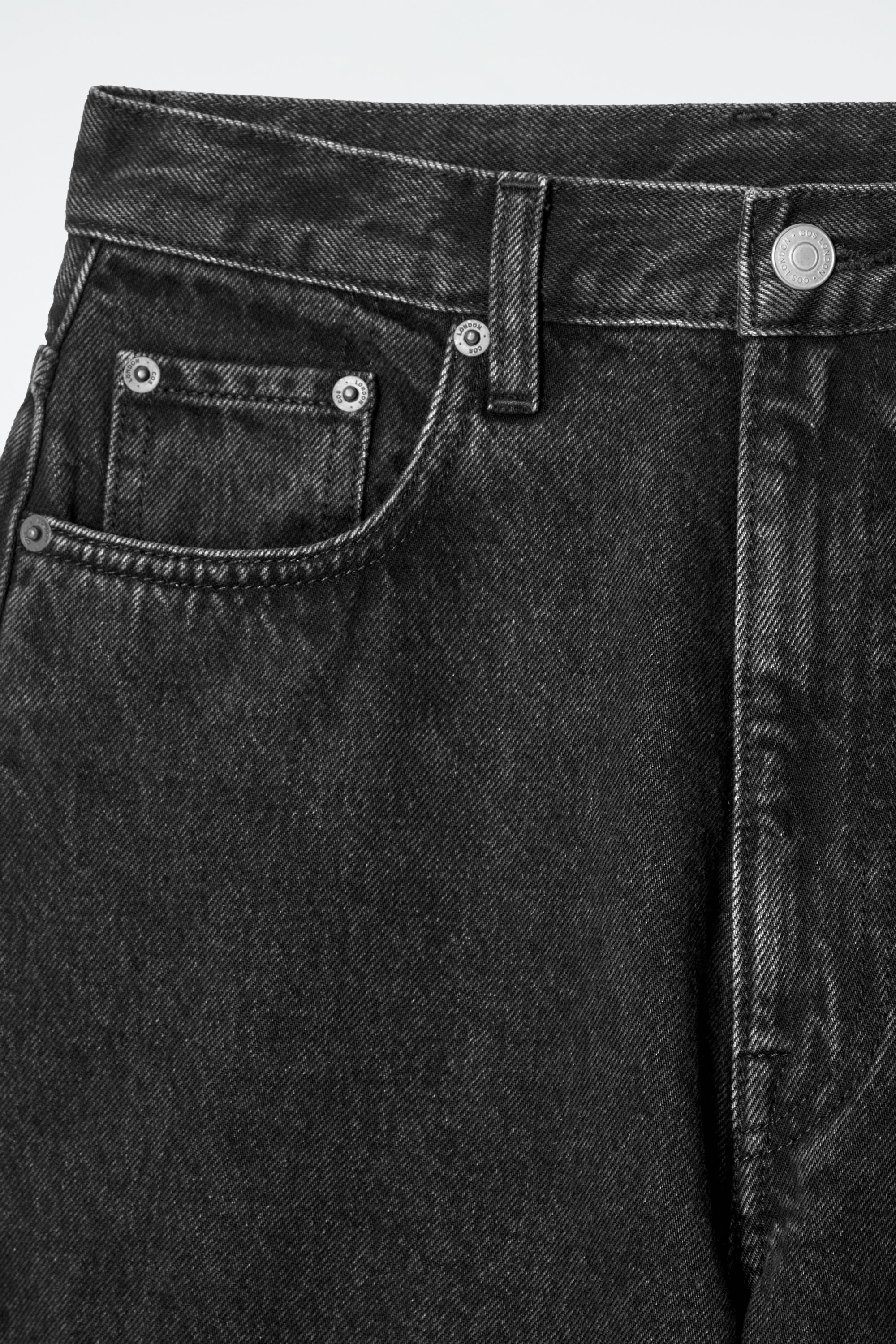BAY BARREL-LEG JEANS - BLACK | COS