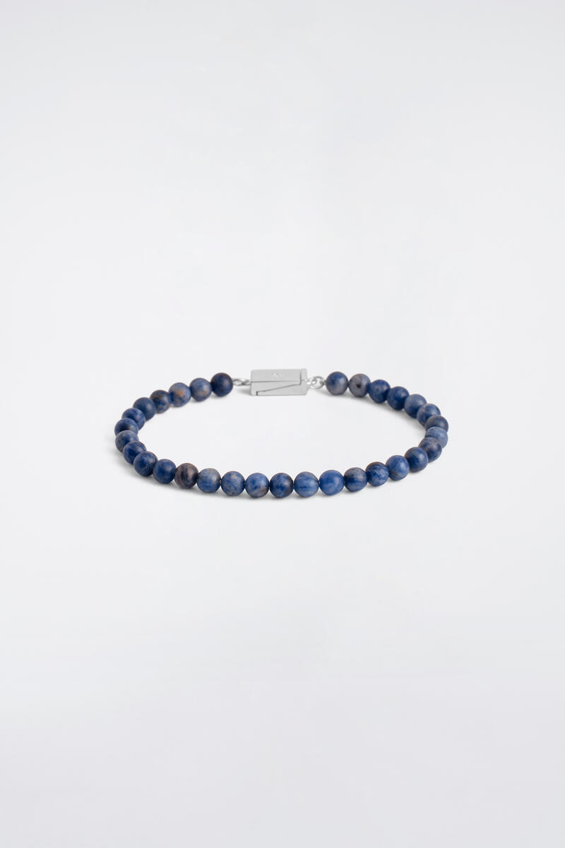 COS Beaded Stone Bracelet Blue Men's Large