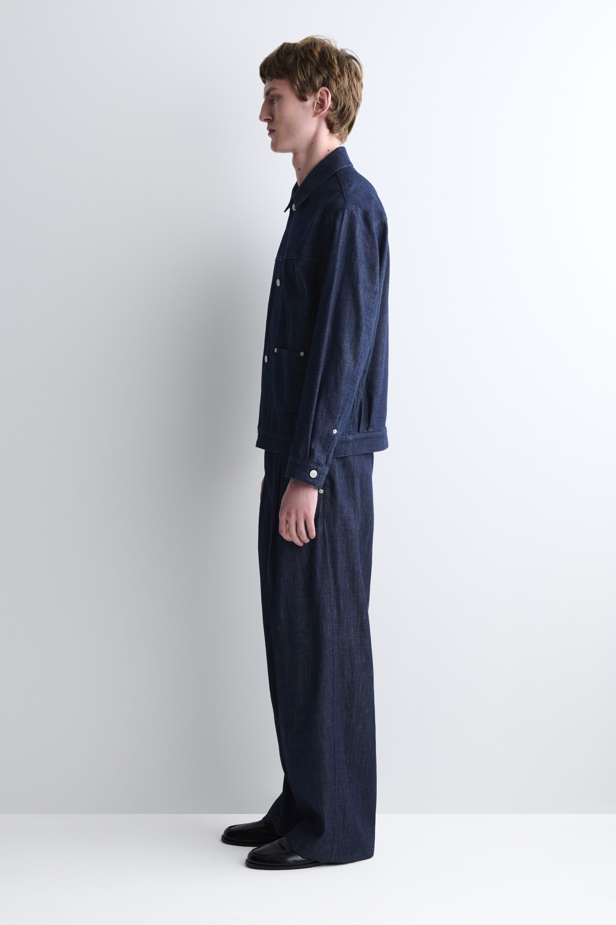 DENIM SHIRT JACKET - INDIGO | COS US