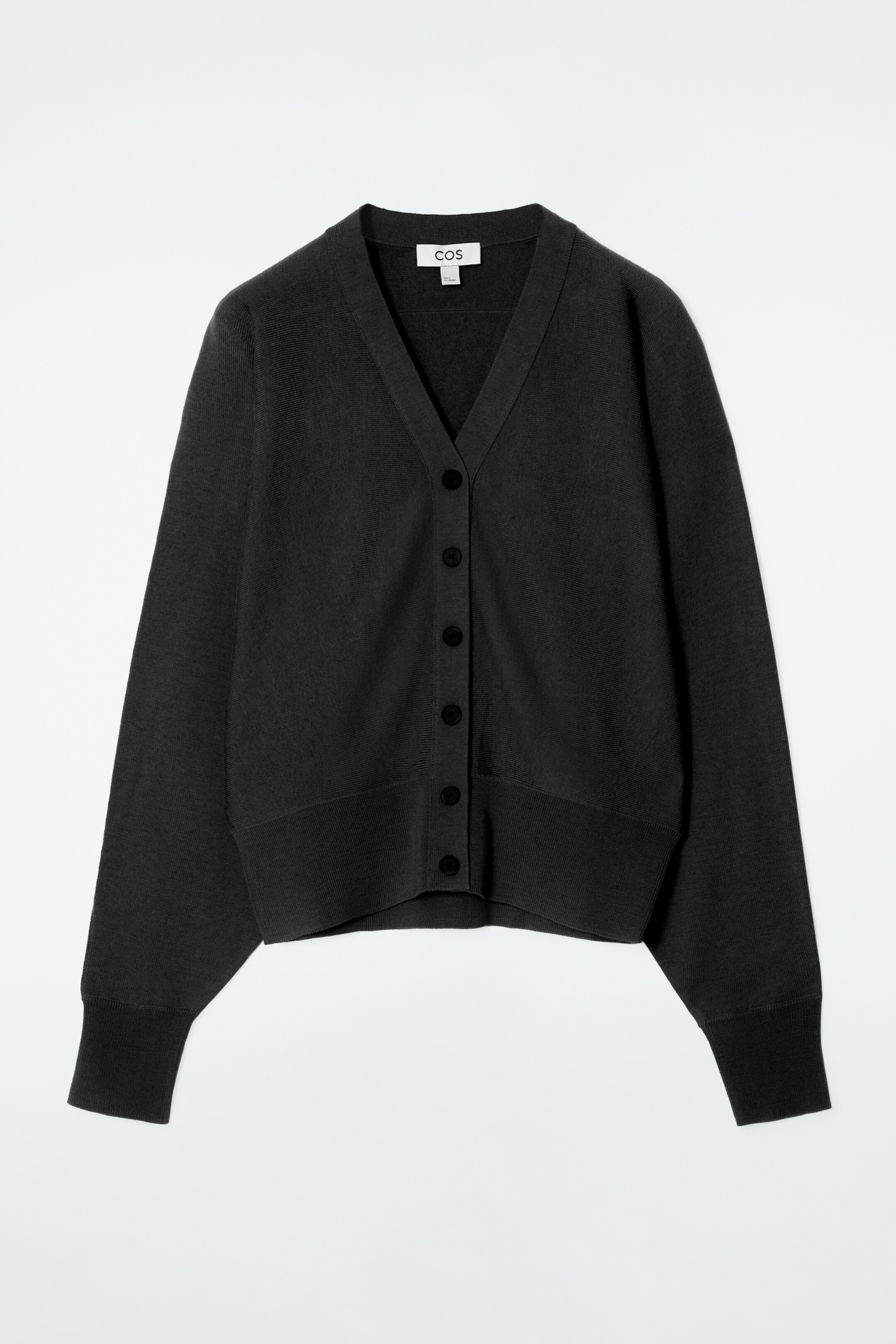 Ingrandisci l'immagine: BATWING-SLEEVE MERINO WOOL CARDIGAN - BLACK - DONNA | H&M CH 6