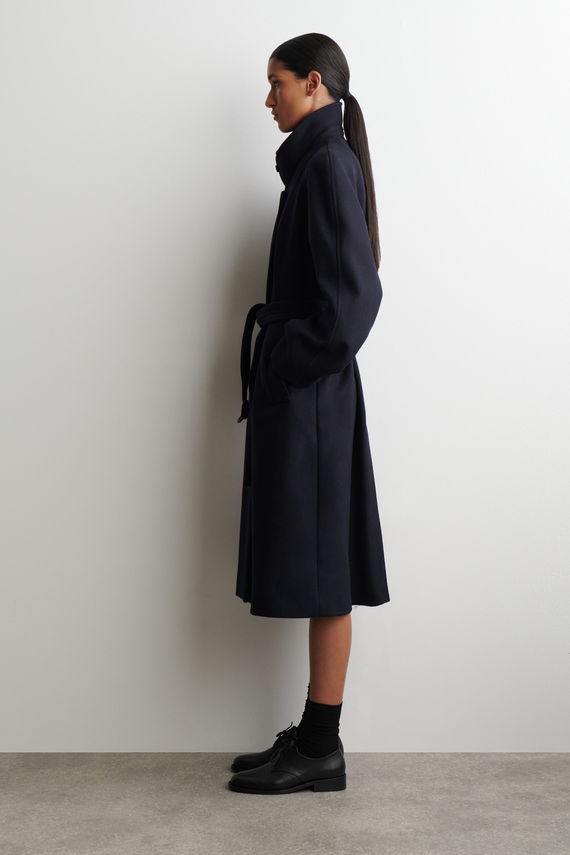 WOOL-BLEND TRENCH COAT