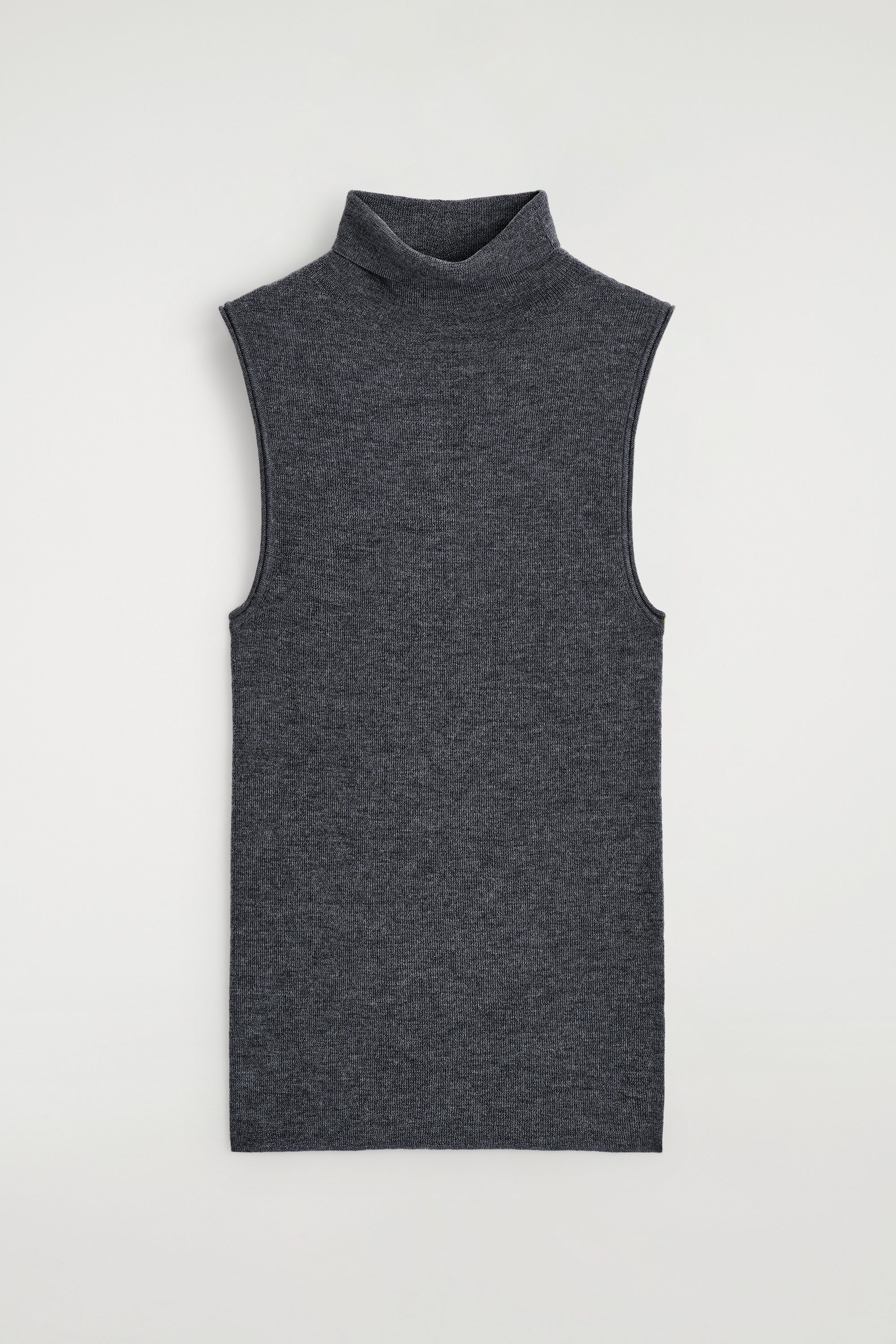 Seamless Merino Wool Turtleneck Top
