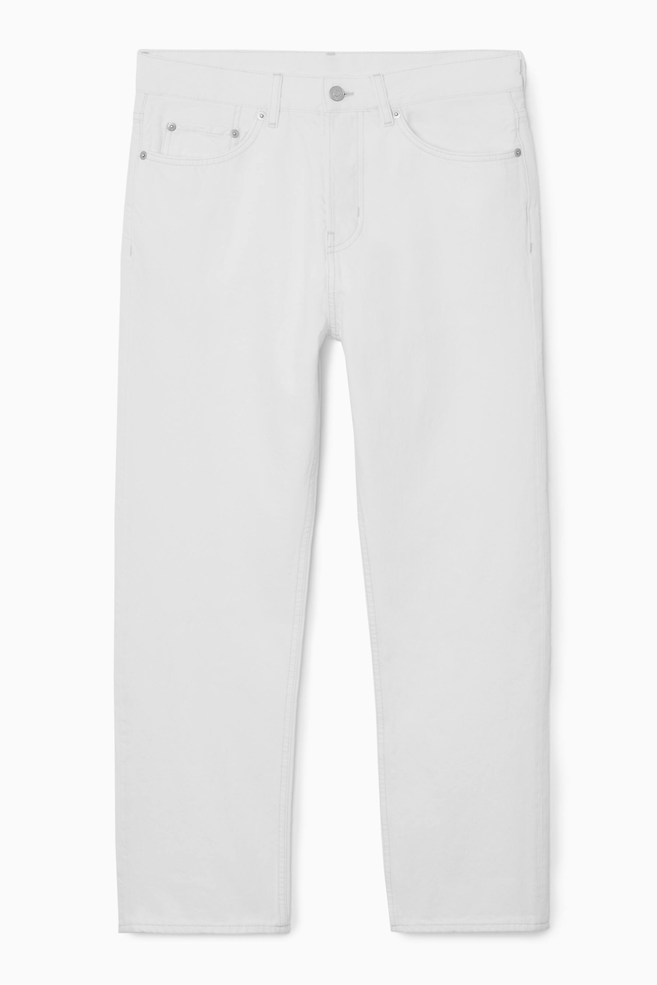 View larger image: SKIM CROPPED STRAIGHT-LEG JEANS - WHITE - Men | H&M GB 1
