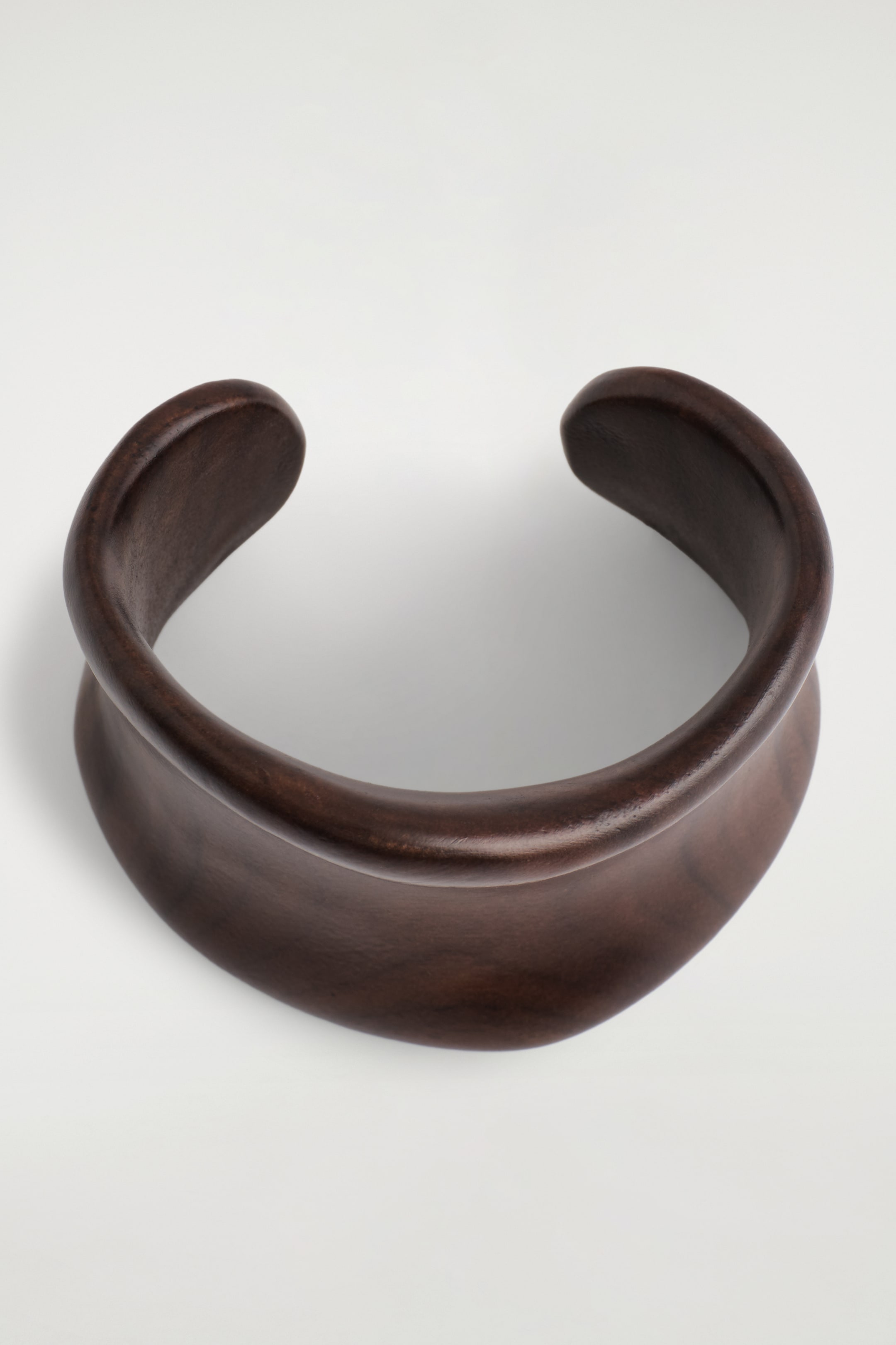 Ingrandisci l'immagine: CURVED WOODEN CUFF - WALNUT - DONNA | H&M CH 4