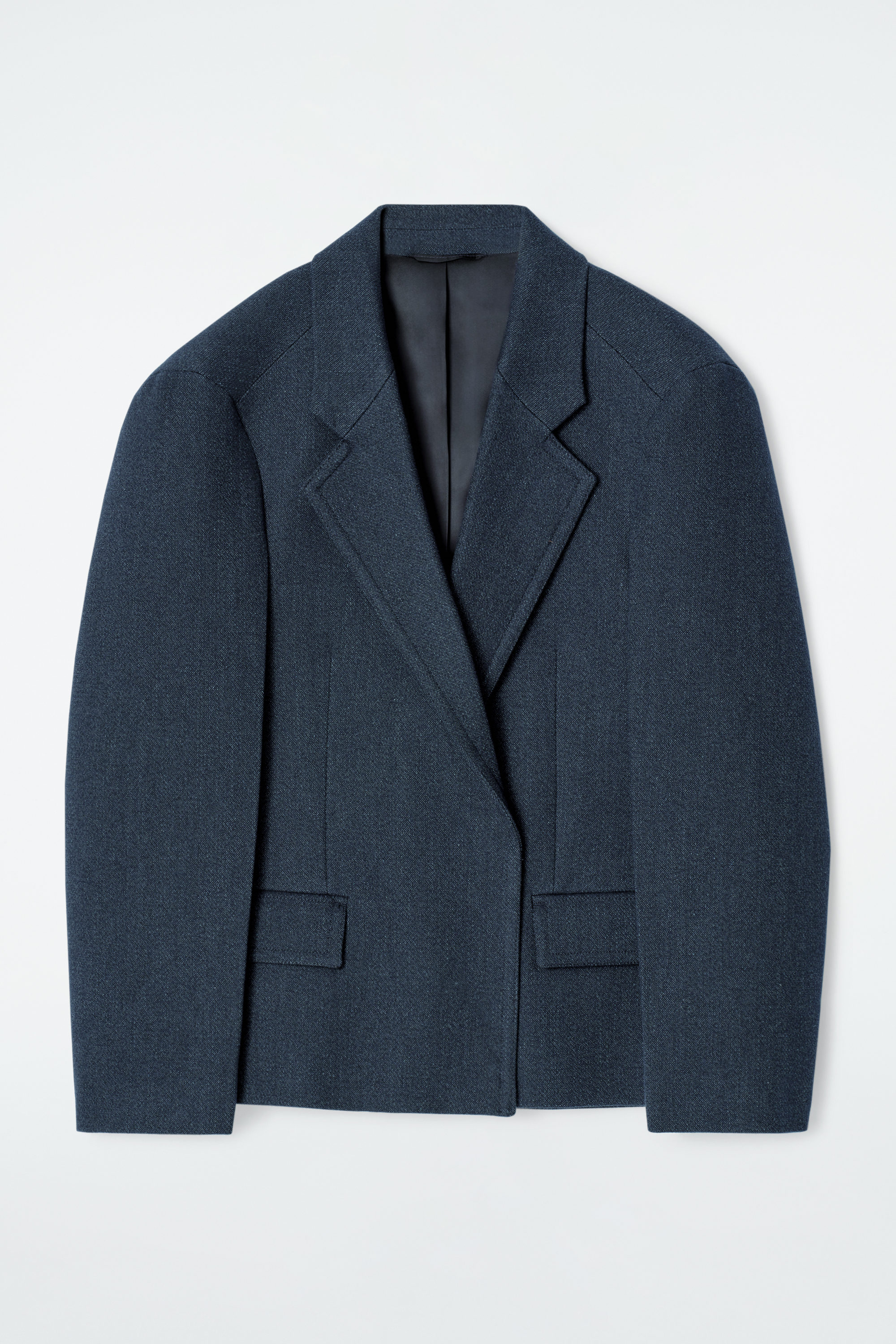 ジャケット・アウター cos DOUBLE-BREASTED DENIM BLAZER COS Double-Breasted Denim Blazer | endource