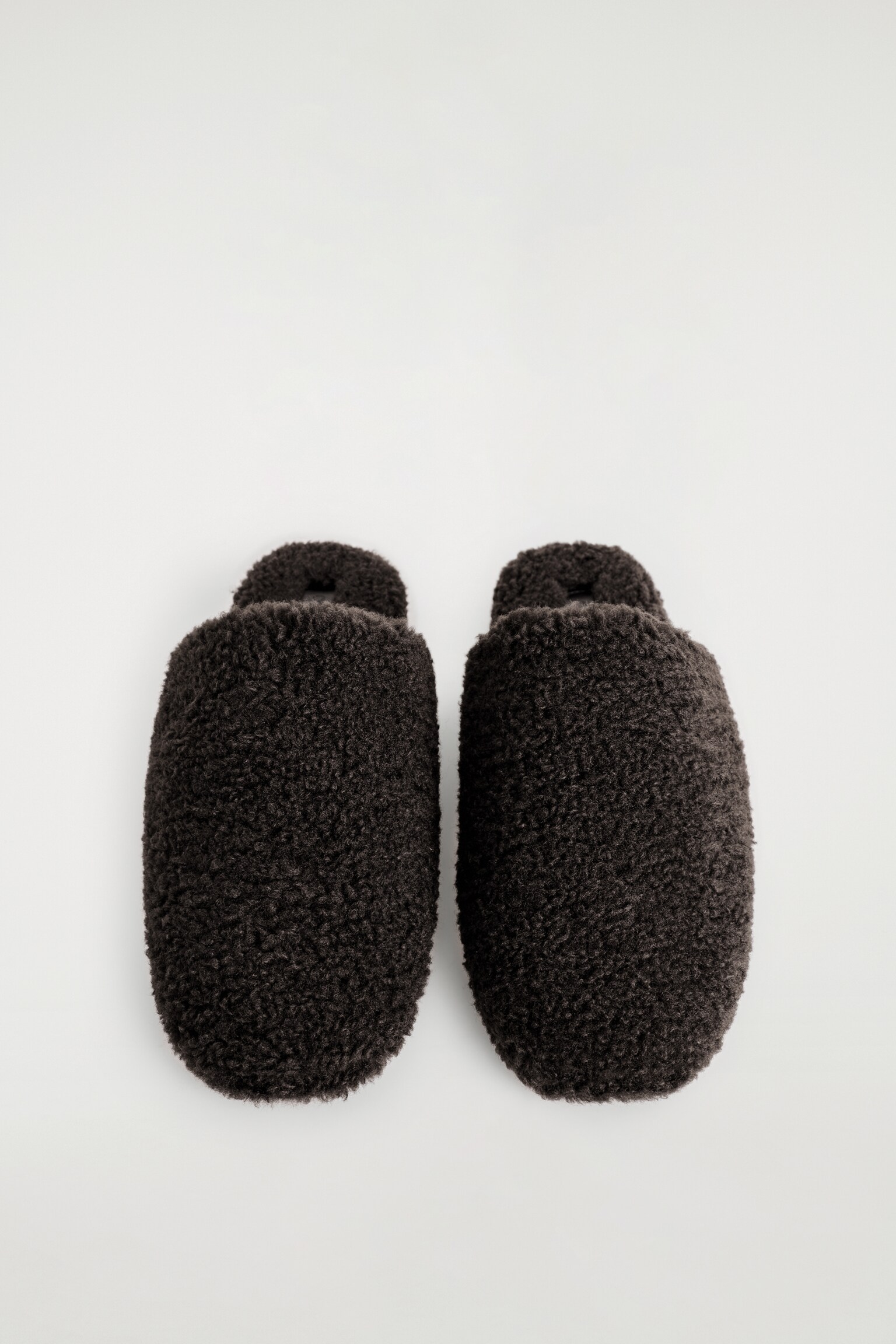 TEDDY MULES - DARK BROWN - 3