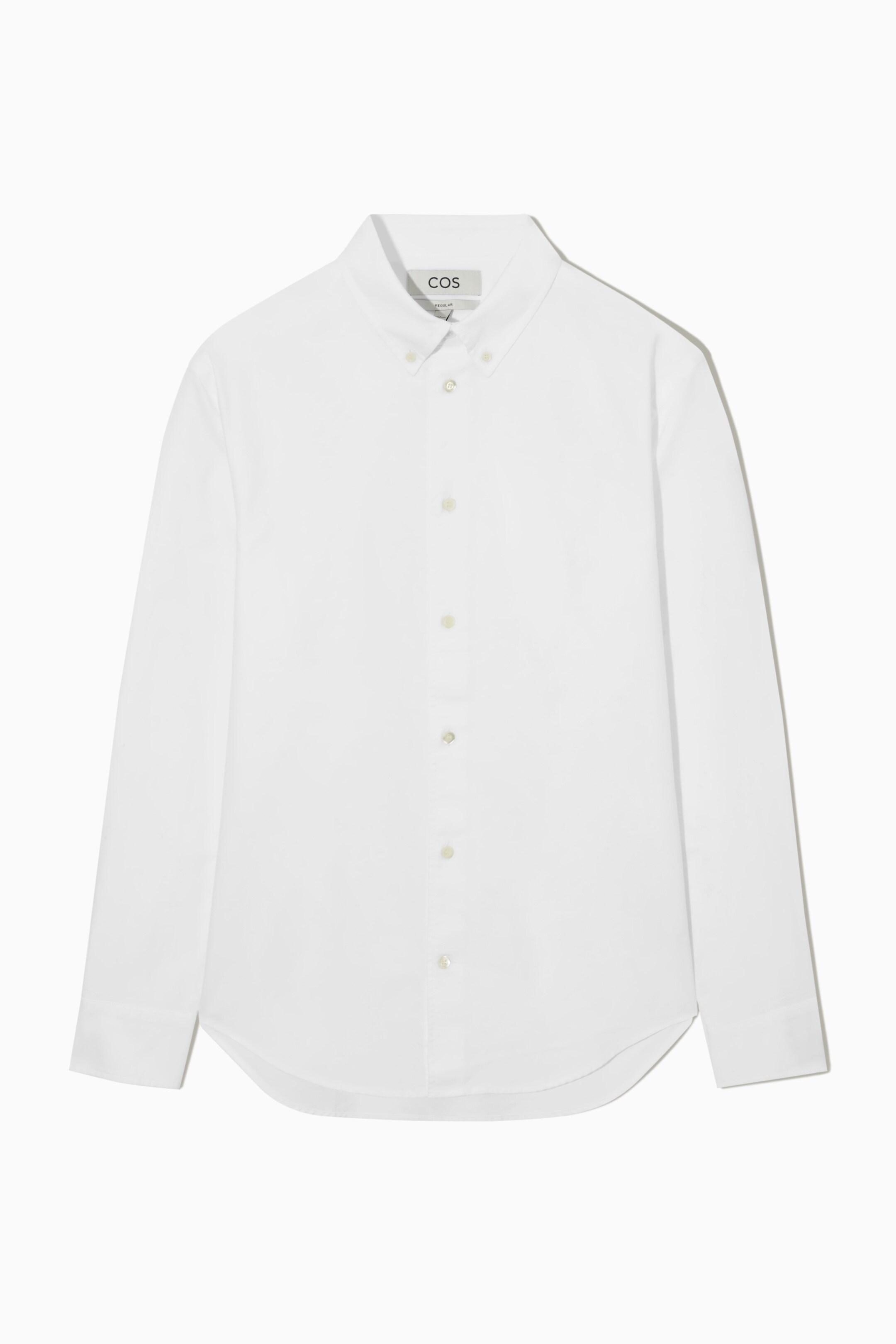 Ingrandisci l'immagine: BUTTON-DOWN COLLAR COTTON OXFORD SHIRT - WHITE - UOMO | H&M CH 1