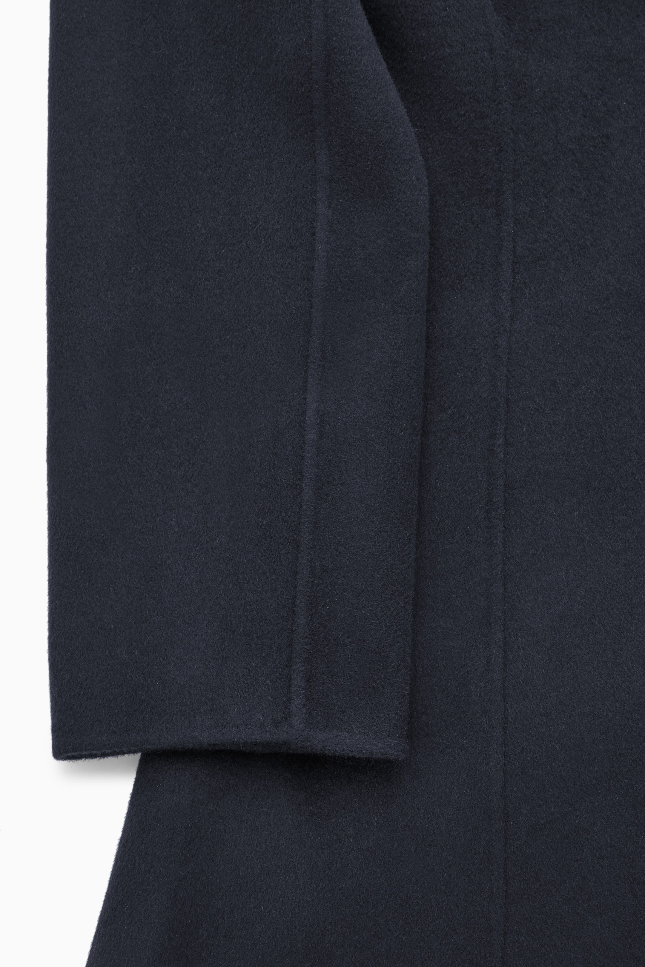 View larger image: V-NECK DOUBLE-FACED WOOL DRESS - DARK NAVY - Ladies | H&M GB 2