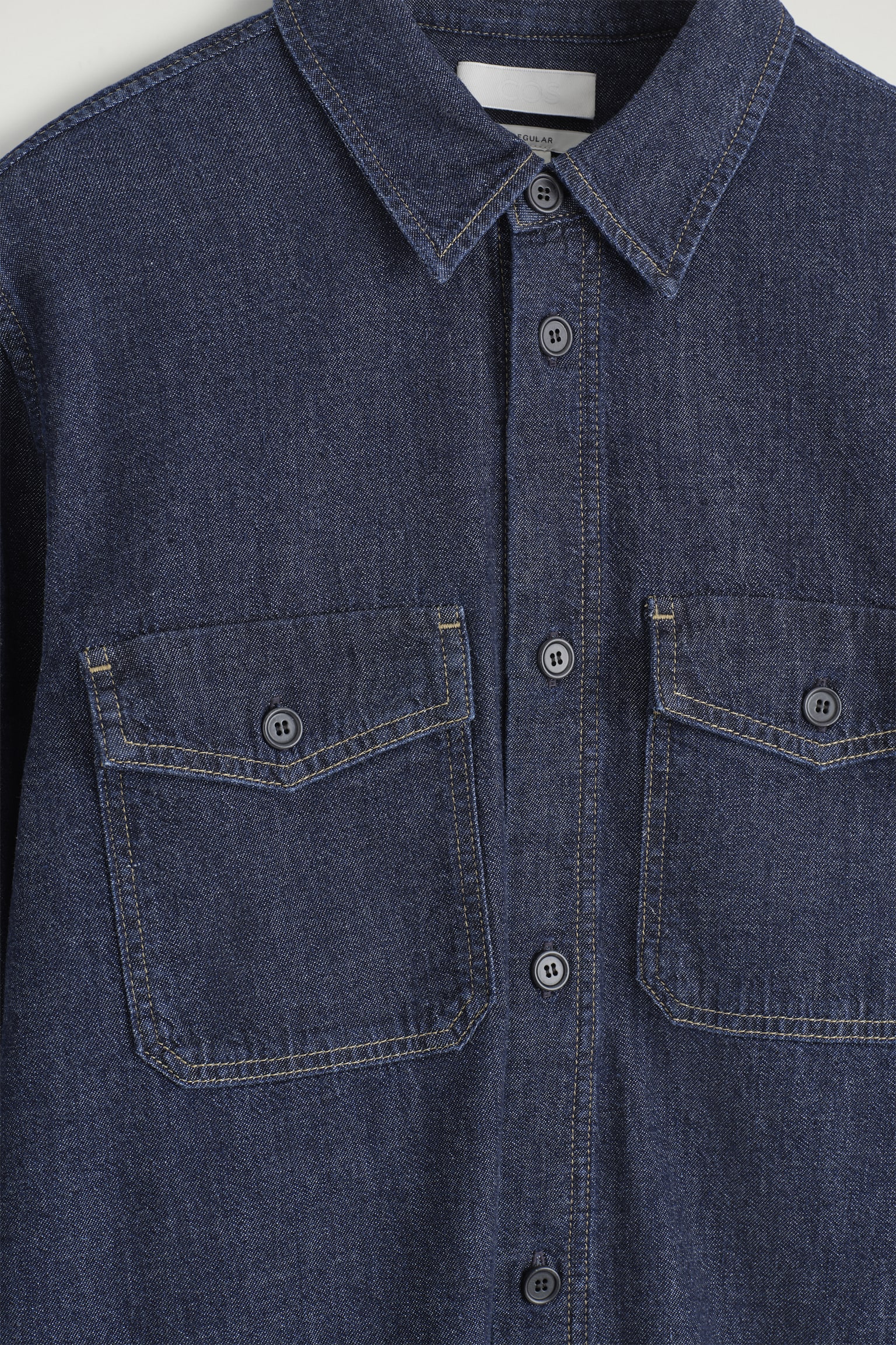 DENIM SHIRT - DARK BLUE/RINSED BLUE - 7