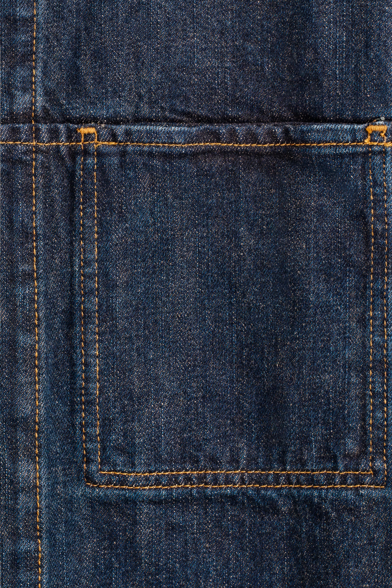 DENIM OVERSHIRT — DARK BLUE