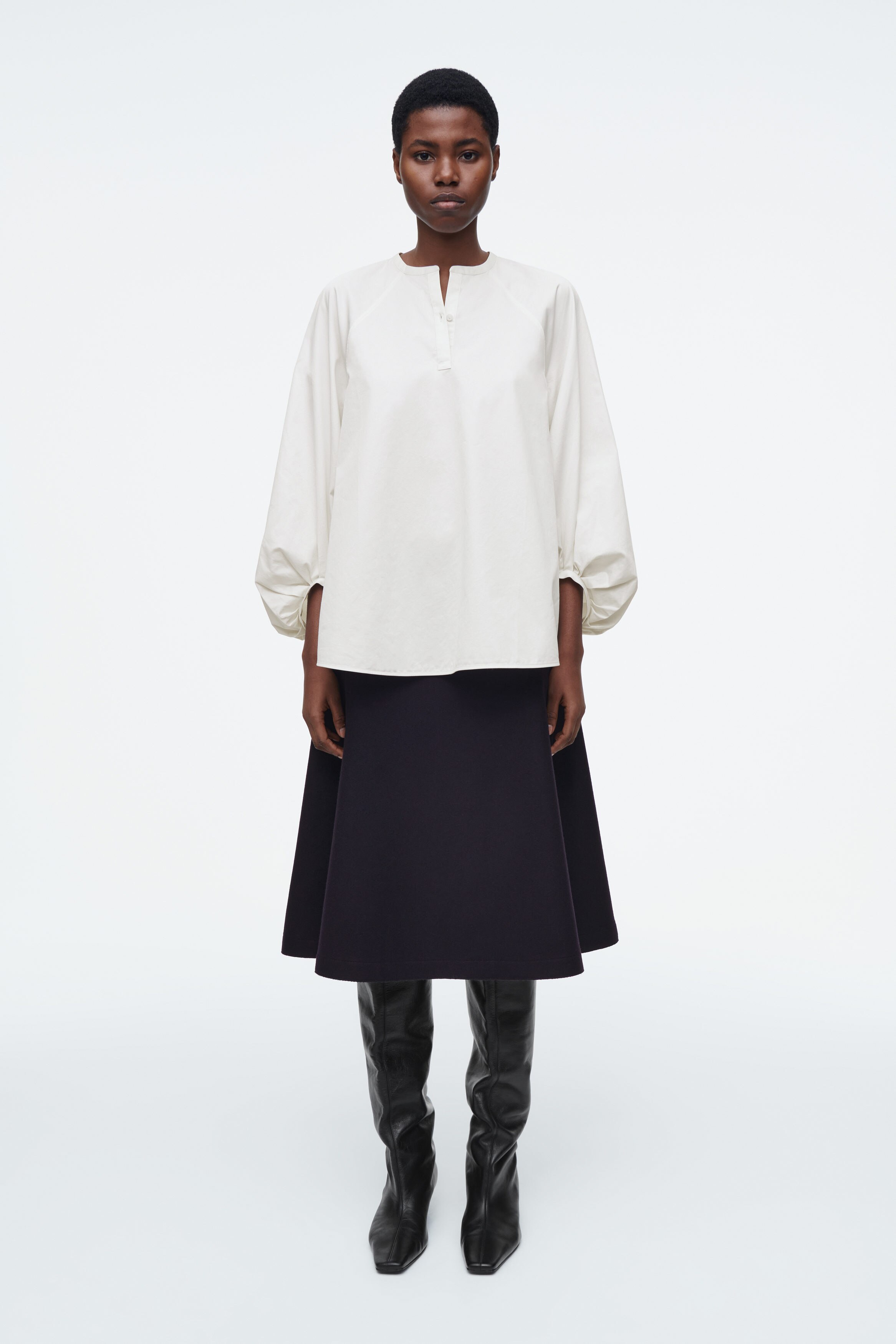 Stella Balloon Sleeve Blouse - Poetry Clothing Store
