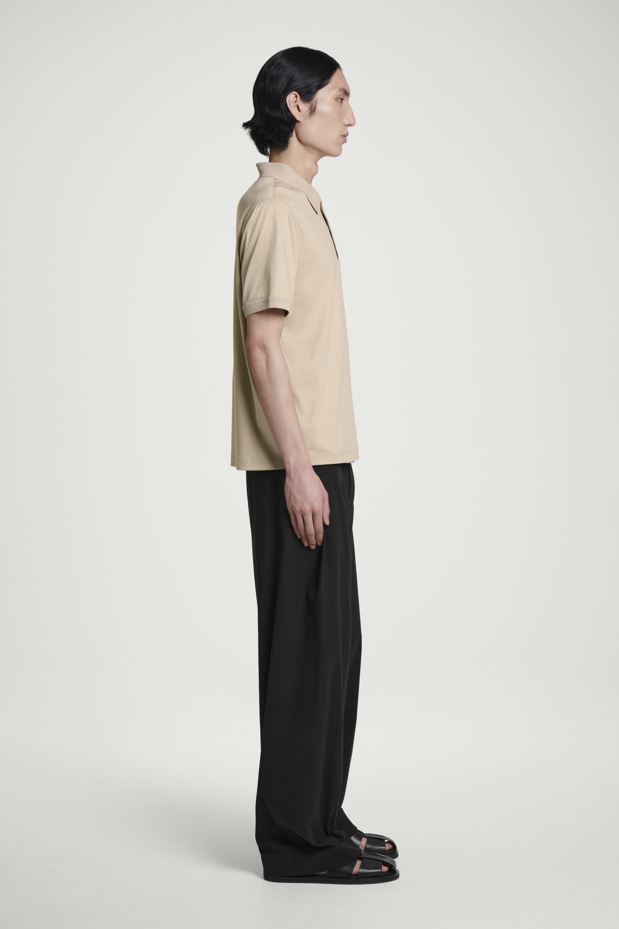 Agrandir l'image: POLO REGULAR EN COTON MERCERISÉ - TAUPE - HOMME | H&M CH 2