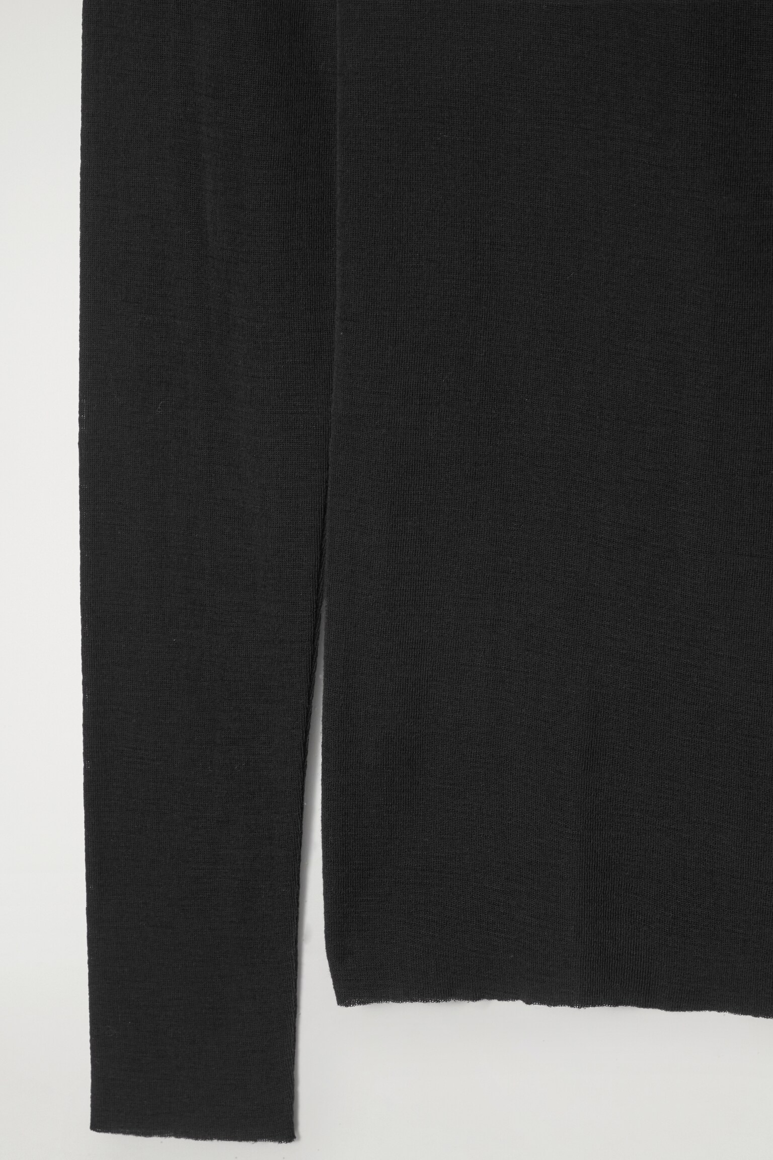 TOP COL ROULÉ LAINE MÉRINOS - NOIR - 7
