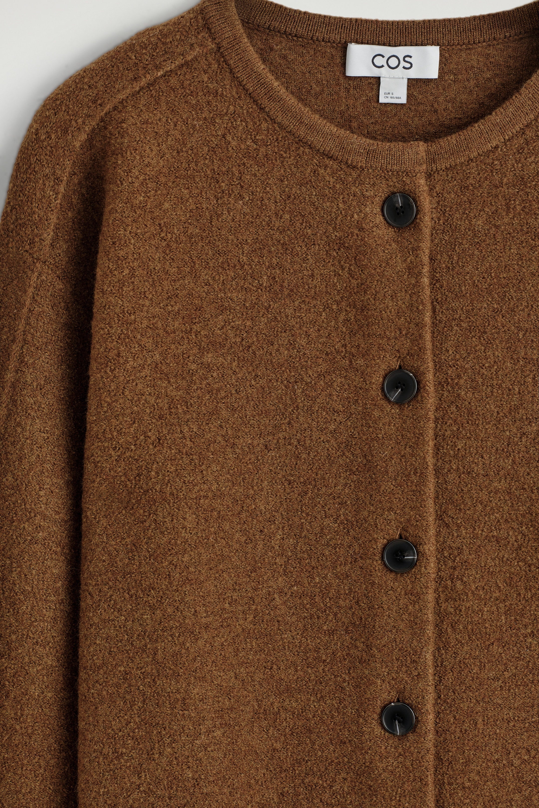 BOILED-WOOL CARDIGAN