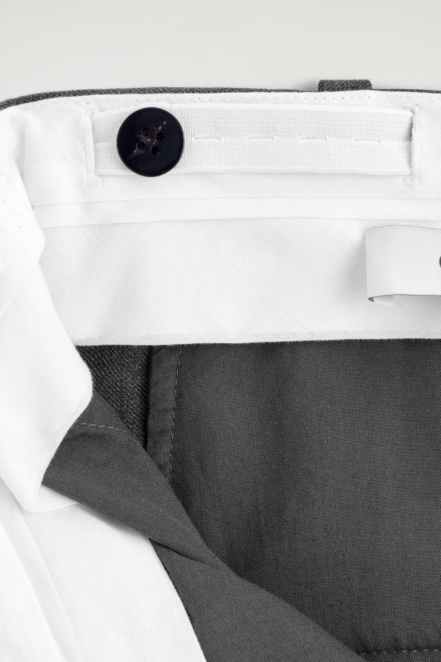 CULOTTES AUS WOLL-MIX MIT FALTEN - GRAU - 4