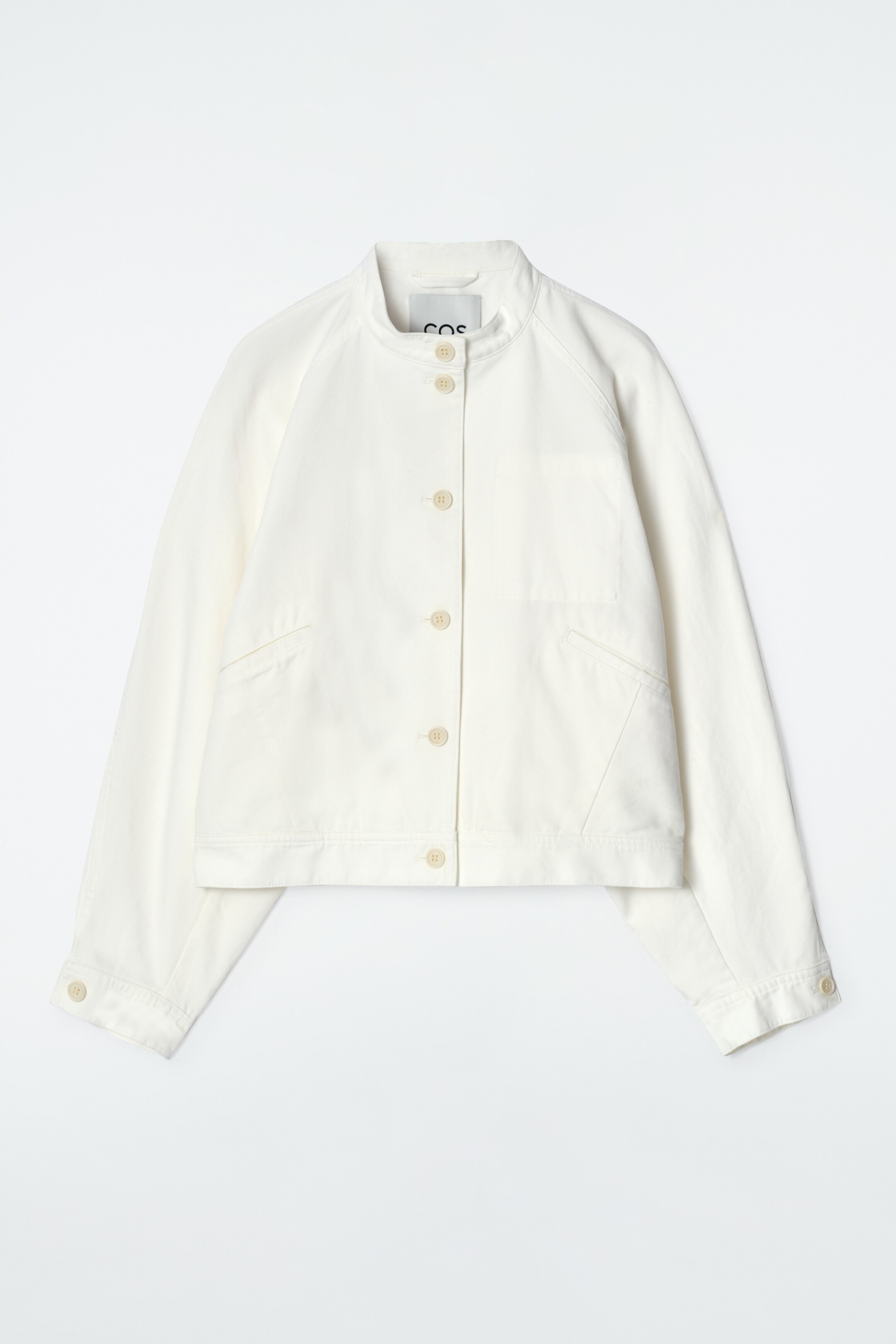 Größeres Bild ansehen: OVERSIZED-BOMBERJACKE AUS BAUMWOLLE - WEISS - Ladies | H&M DE 7