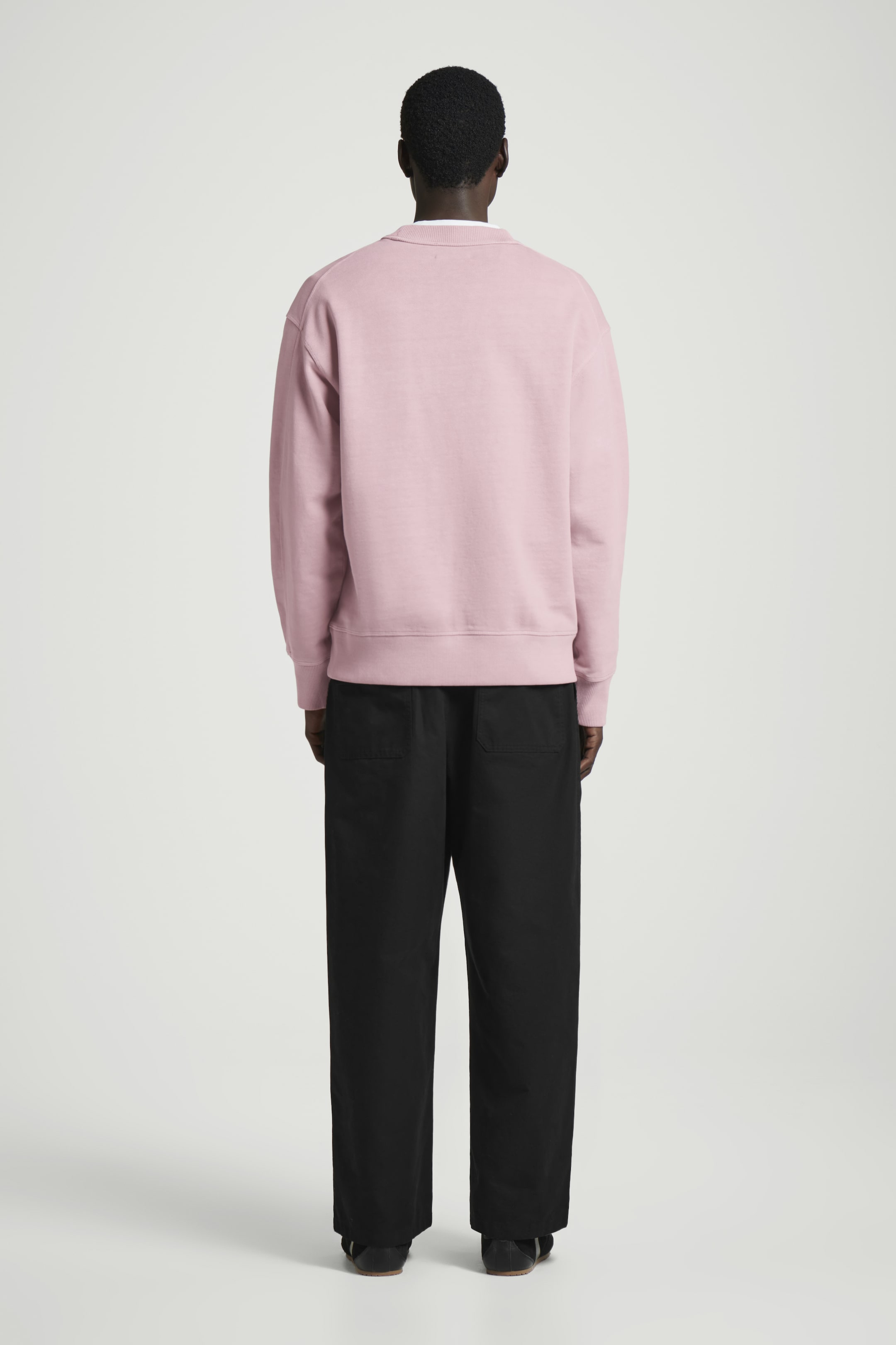 Agrandir l'image: SWEAT DÉCONTRACTÉ EN COTON DÉLAVÉ - ROSE - HOMME | H&M FR 3