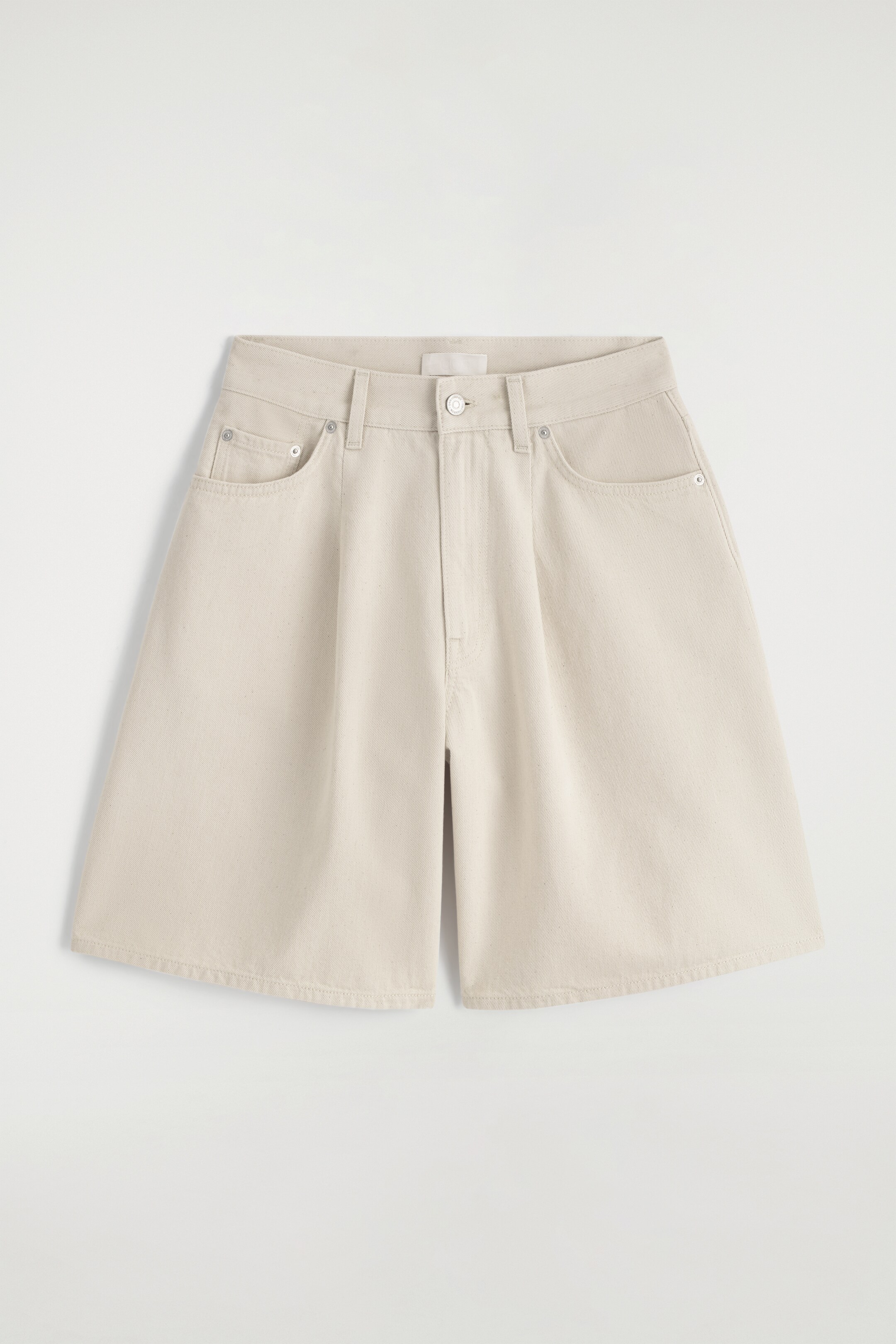 Se større billede: DENIMSHORTS MED VIDE BEN - KALK - DAME | H&M DK 5