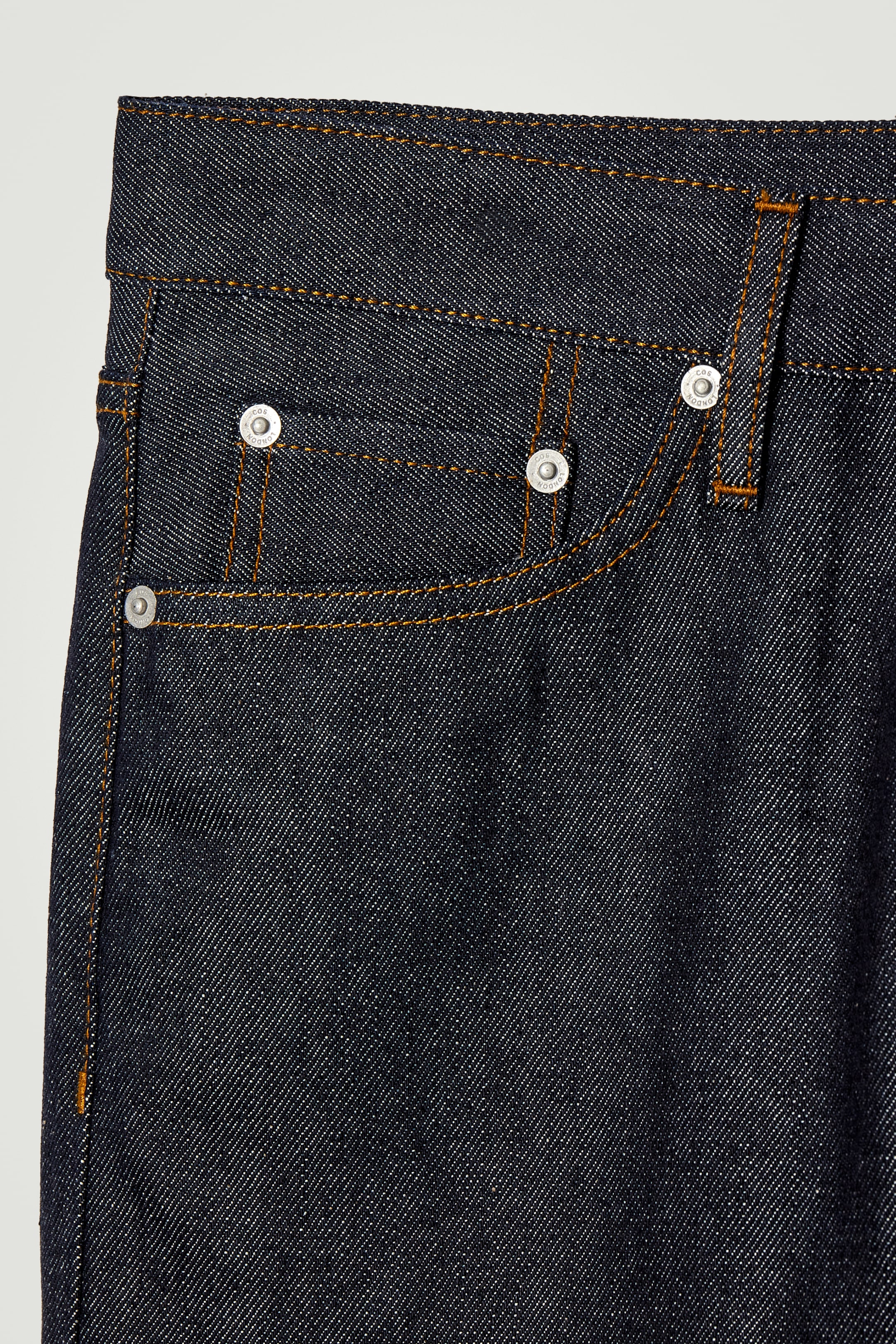 Vis større bilde: MARGIN RAW SELVEDGE TAPERED JEANS - INDIGO - HERRE | H&M NO 2