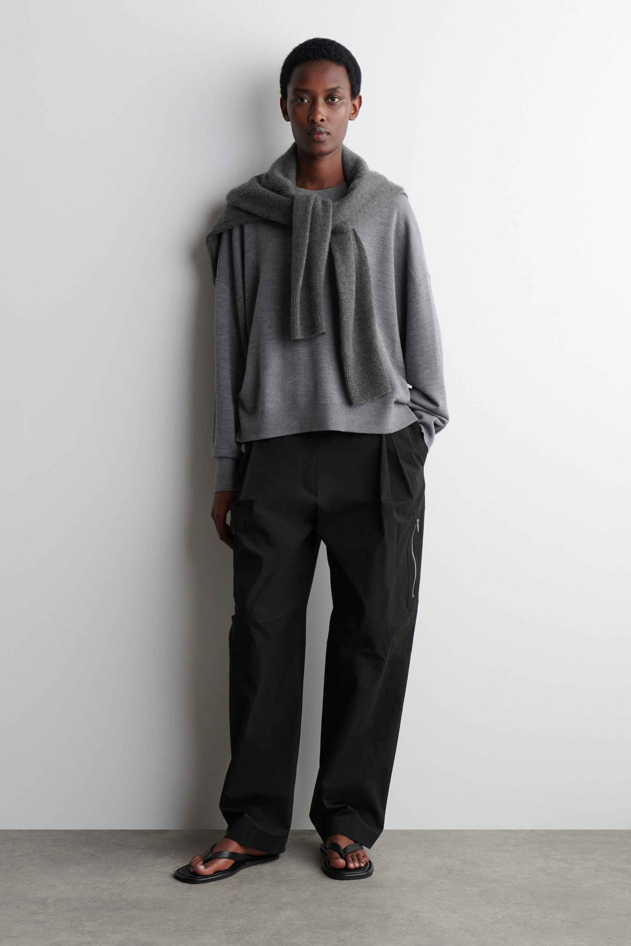 MERINO WOOL CREW-NECK SWEATER