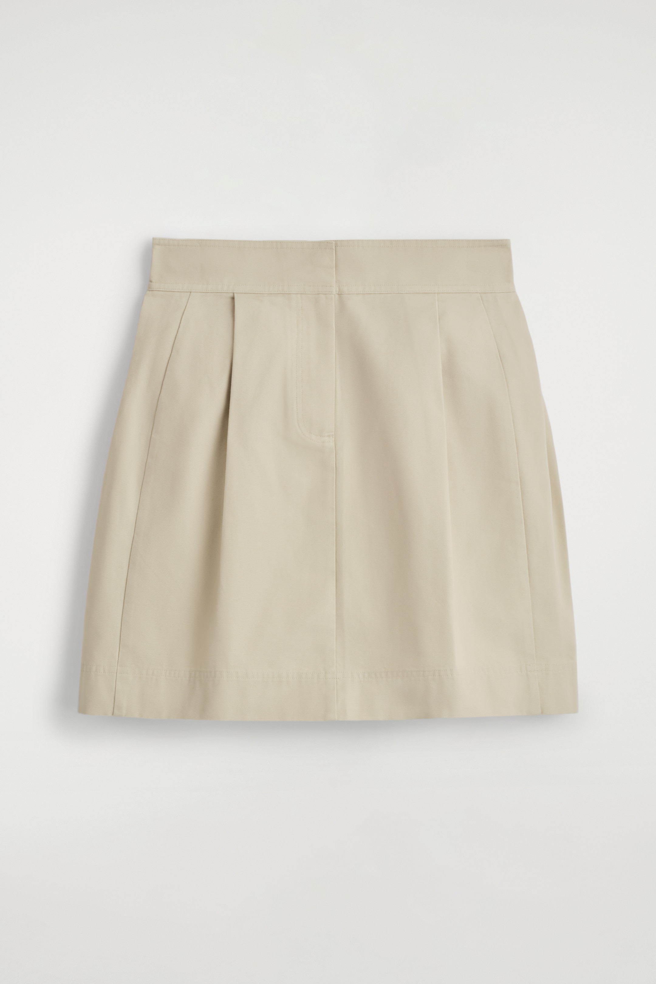 Grösseres Bild ansehen: MINIROCK MIT FALTEN UND SCHNALLENDETAIL - HELLES BEIGE - DAMEN | H&M CH 5