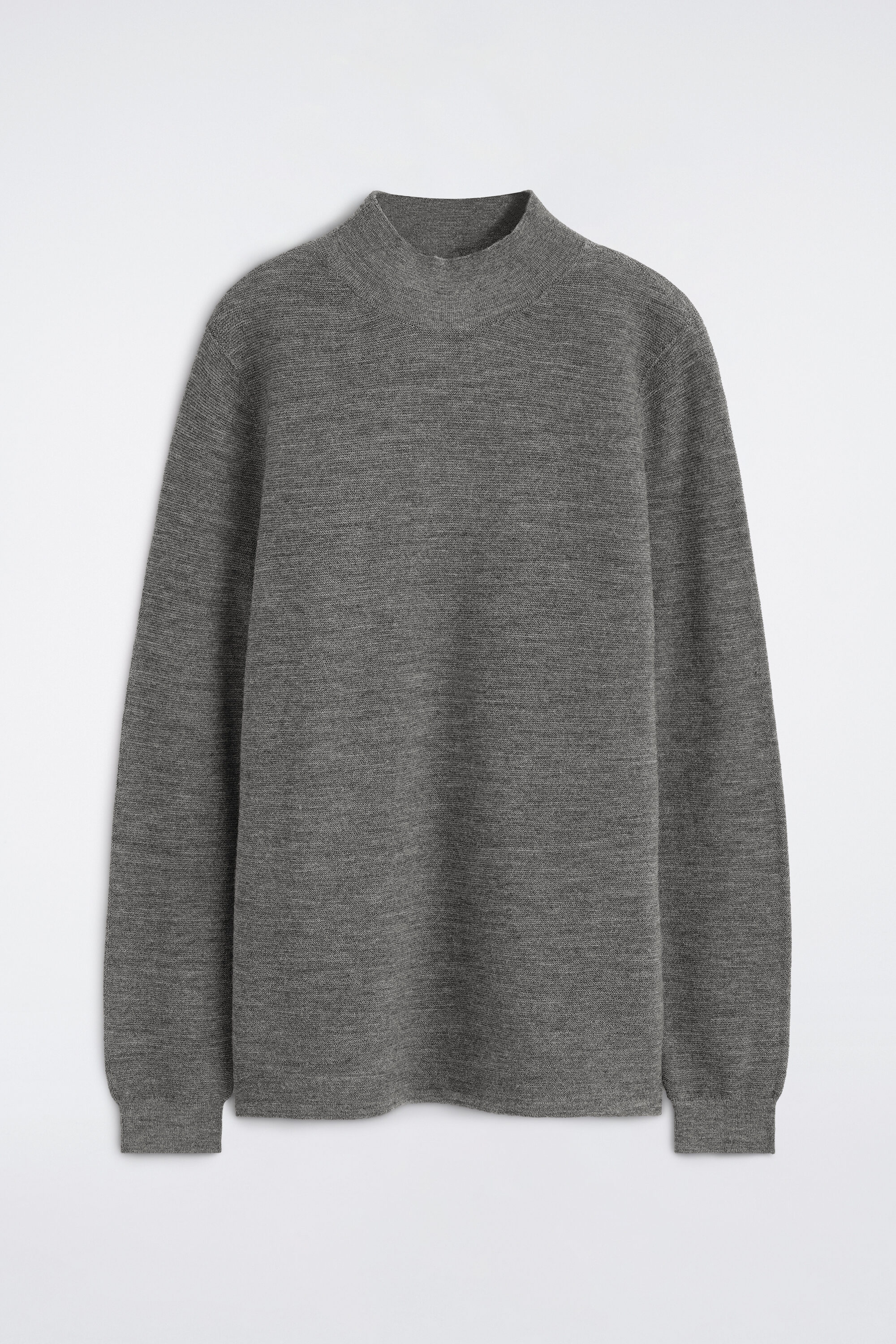 WOOL MOCK-NECK SWEATER - thumbnail 6
