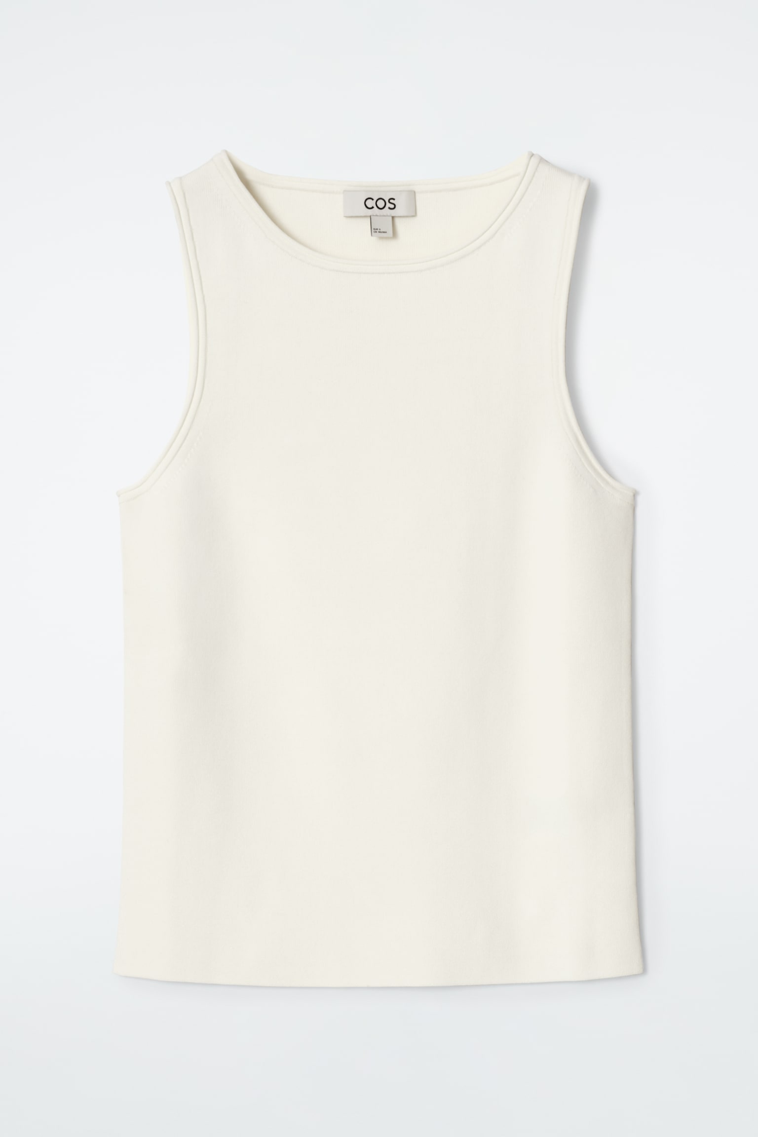 TOP DE TIRANTES DE PUNTO TUBULAR - MARFIL/VERDE/NEGRO - 2