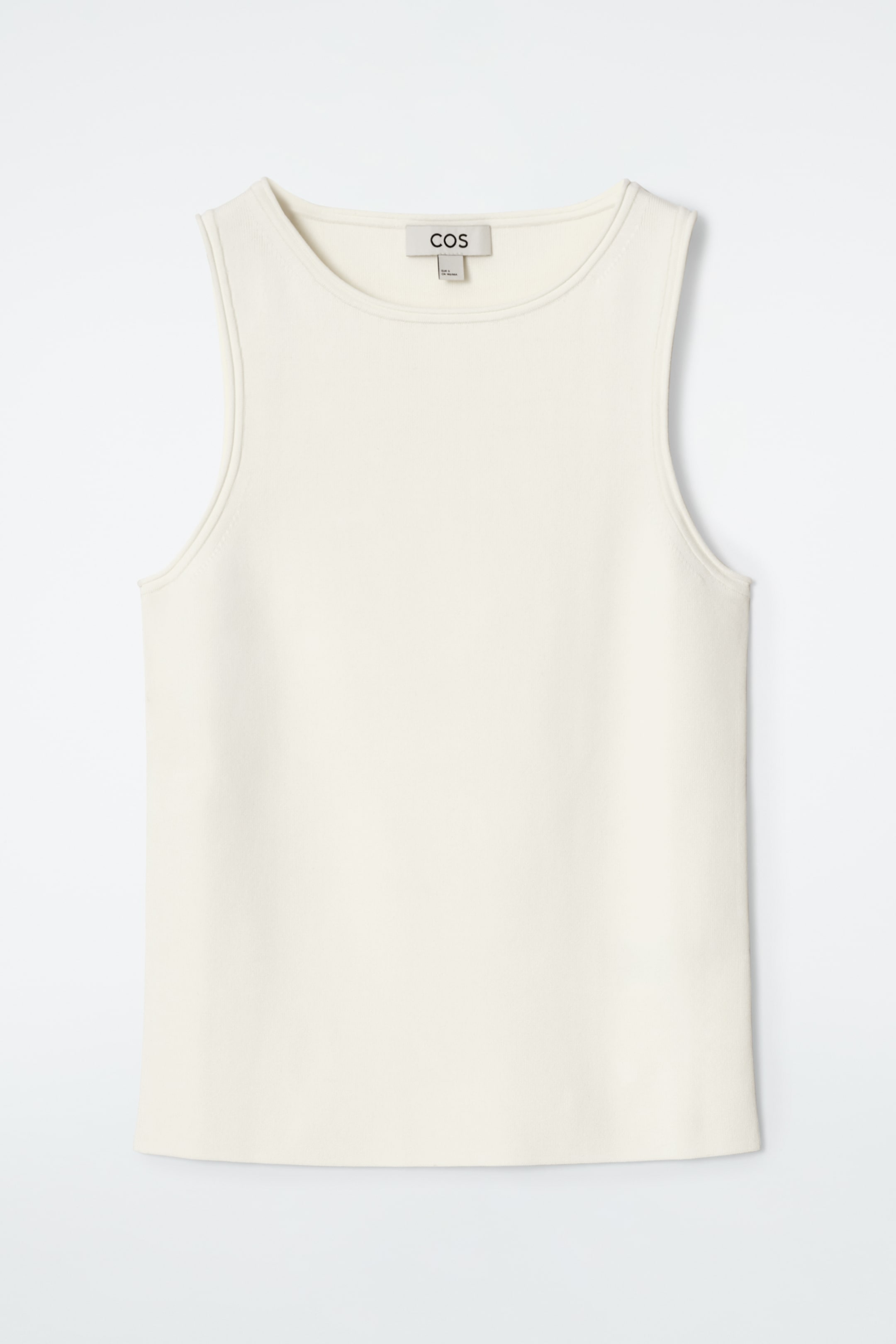 View larger image: TUBULAR KNITTED TANK TOP - IVORY - Ladies | H&M GB 7