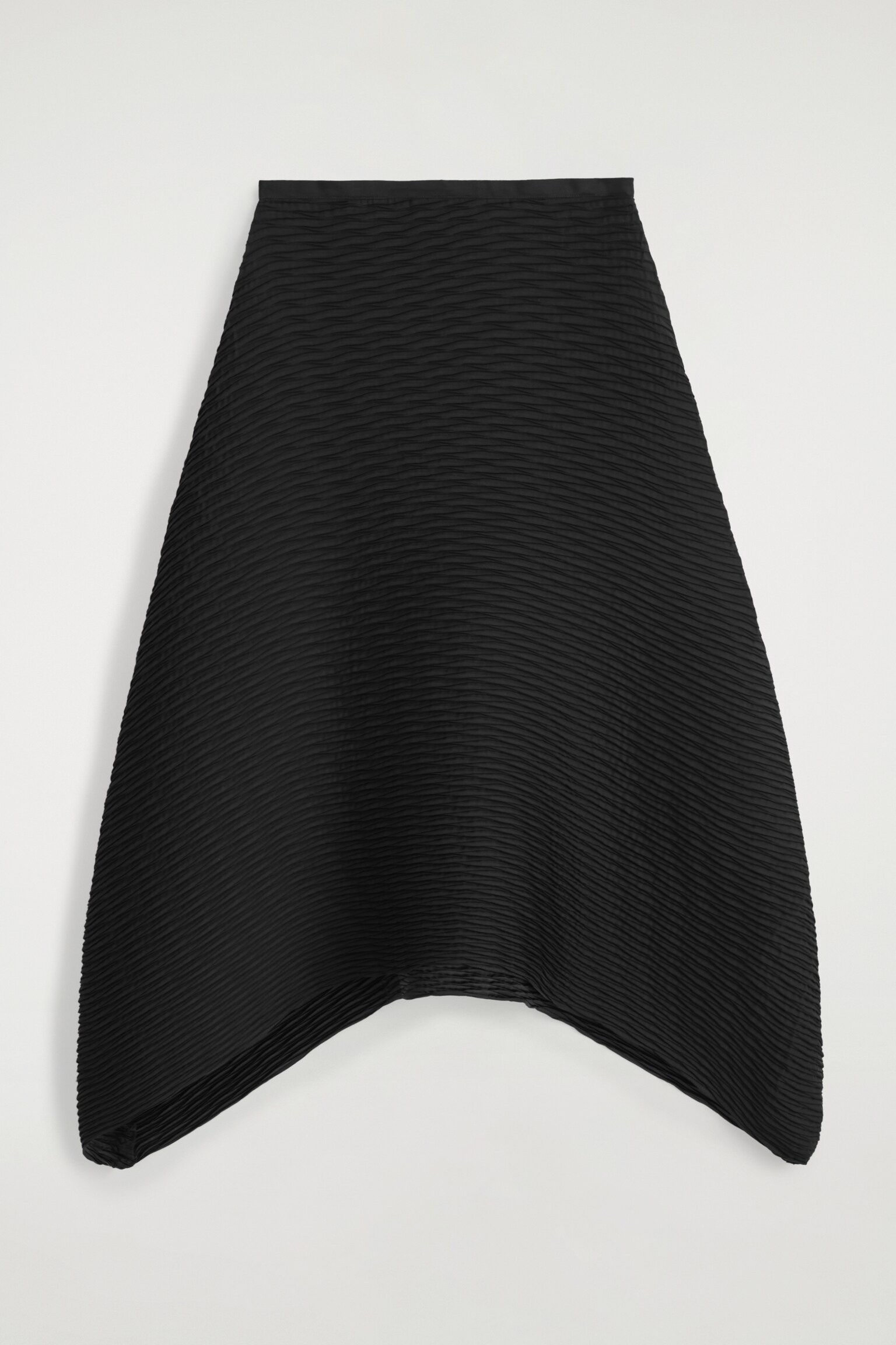 FALDA MIDI PLISADA VOLUMINOSA - NEGRO - 2
