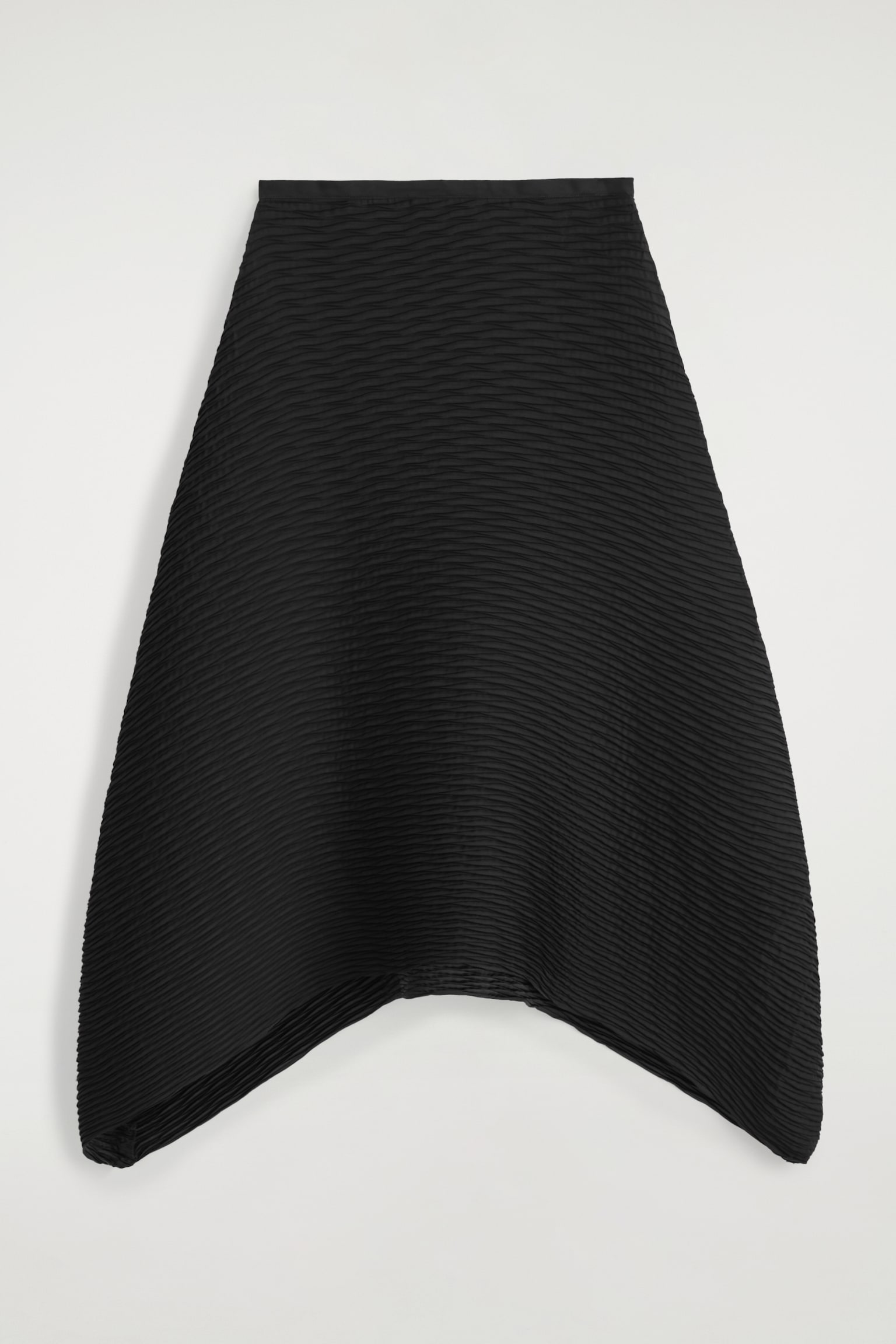 FALDA MIDI PLISADA VOLUMINOSA - NEGRO - 2