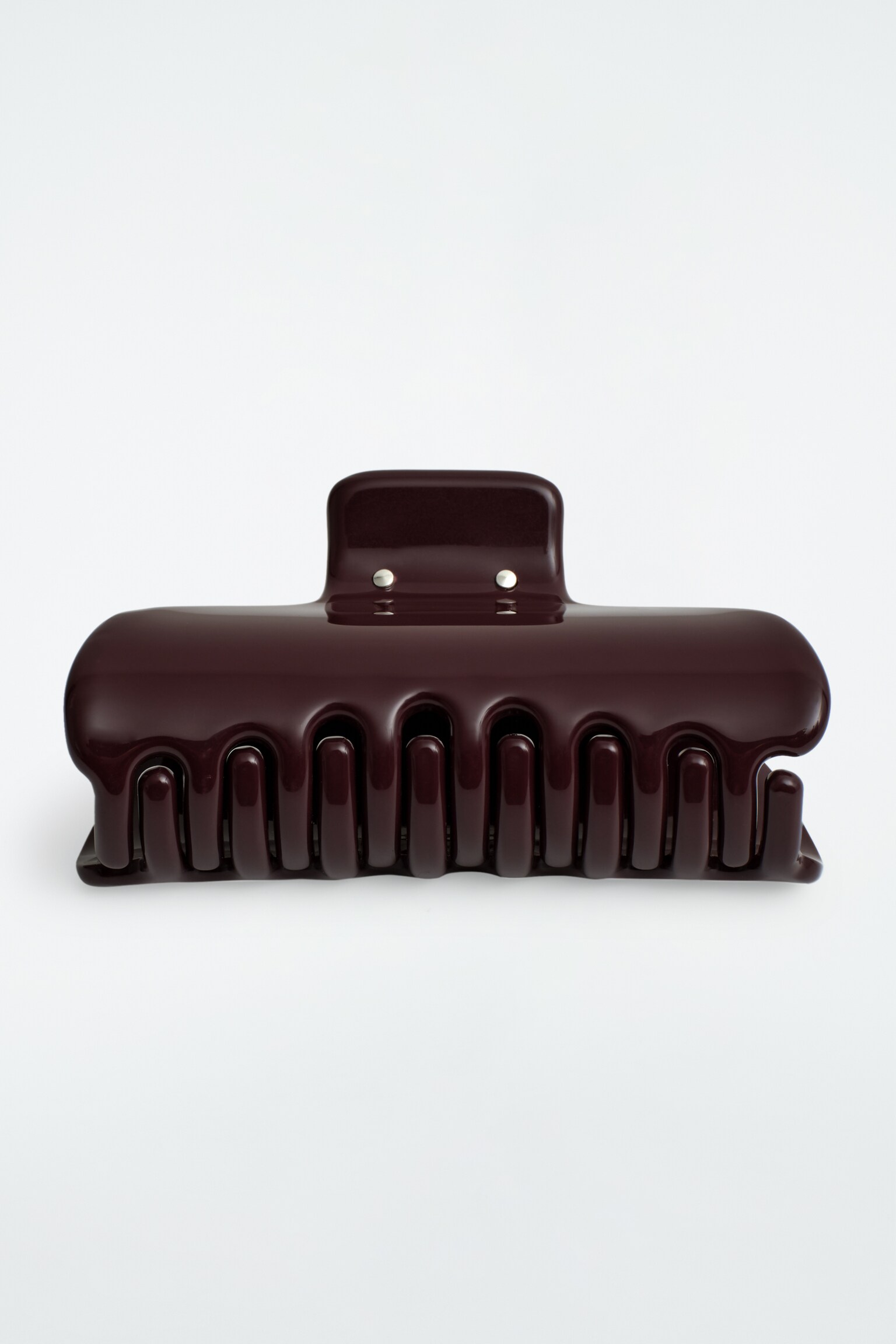 CLAW HAIR CLIP - BURGUNDY/TORTOISESHELL/RED - 3